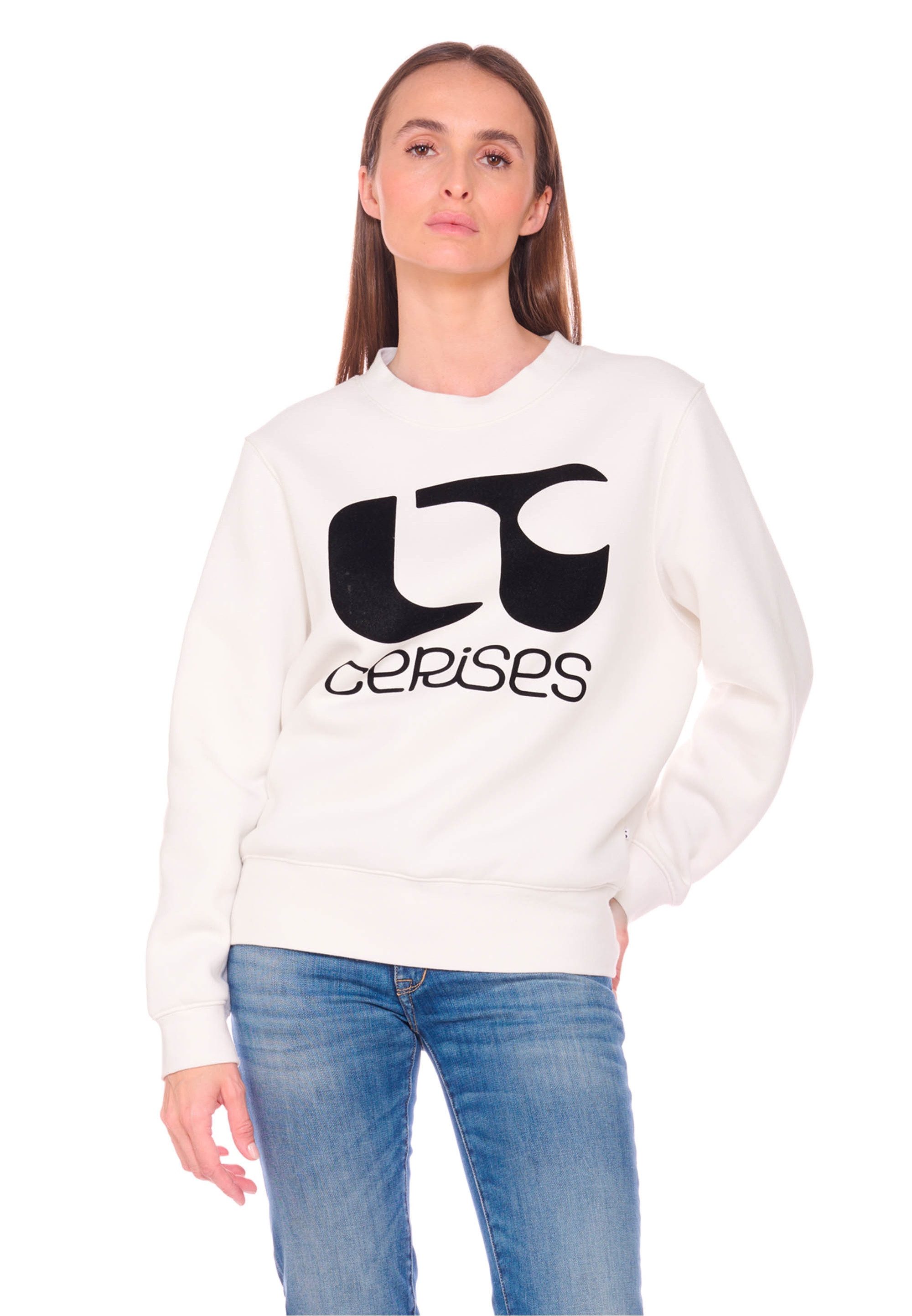 Le Temps Des Cerises Sweatshirt PAOLO mit modischem Frontprint