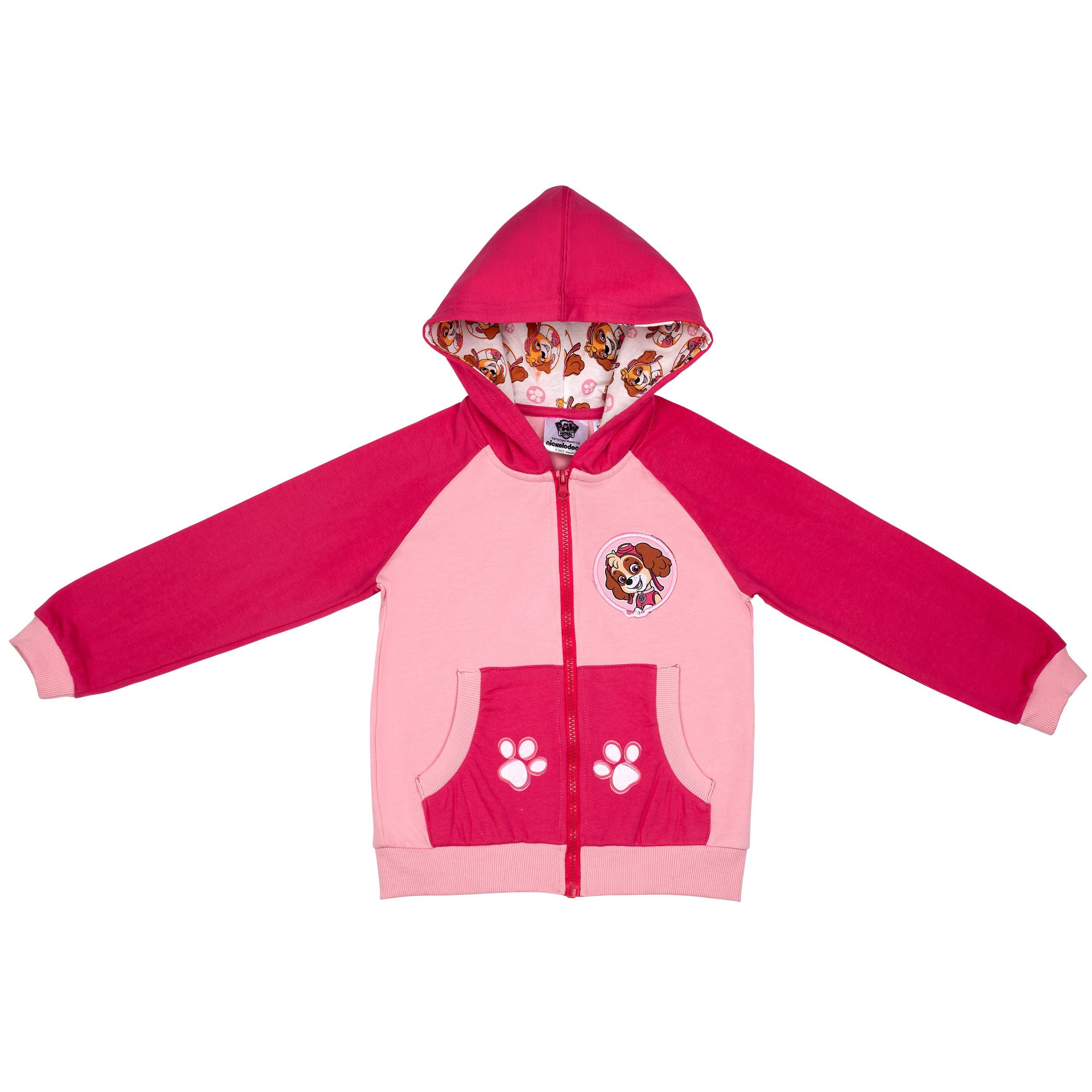 PAW PATROL Kapuzensweatjacke Paw Patrol Sweatjacke mit Kapuze