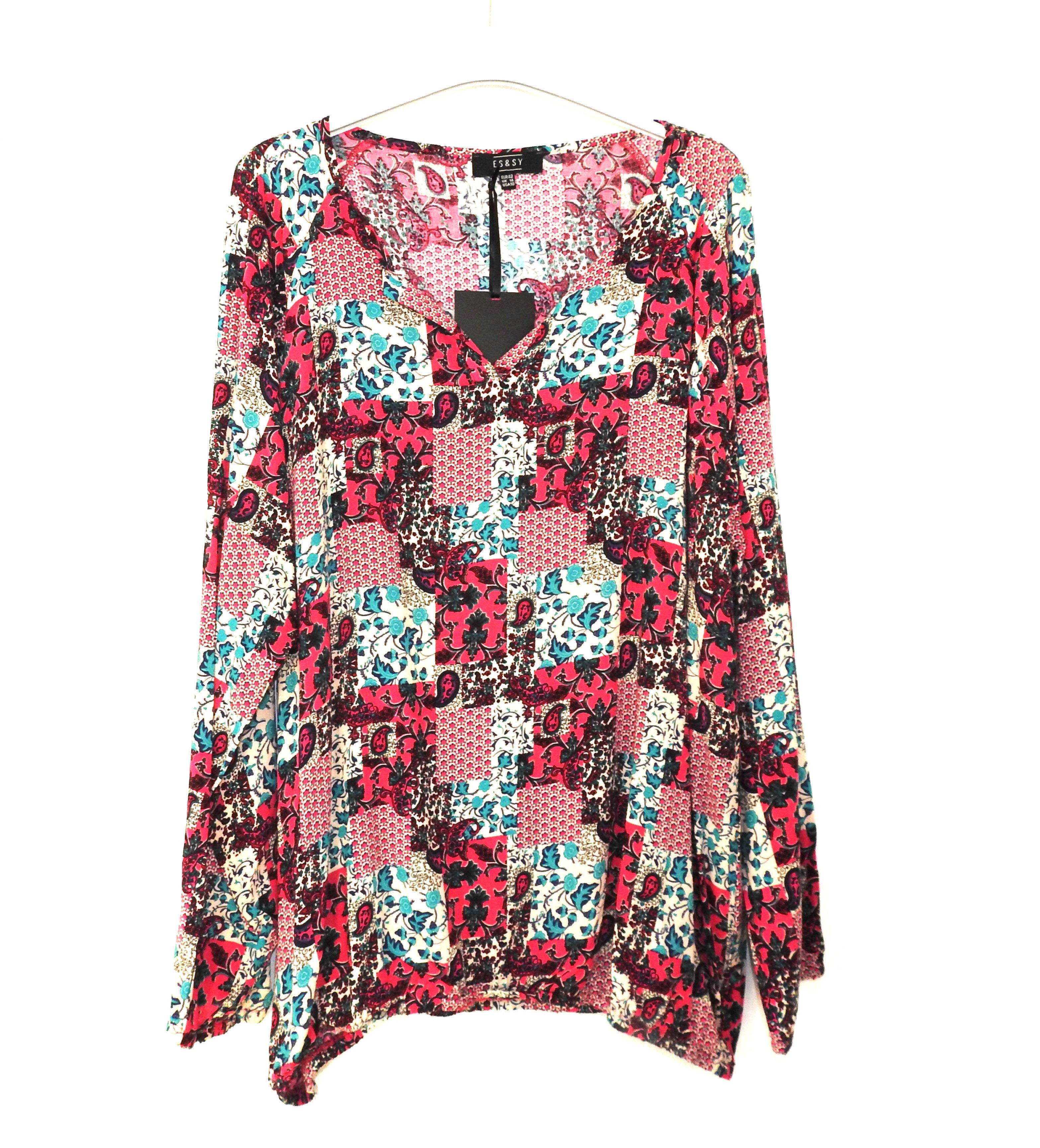 yest Shirtbluse Bluse Fuchsia