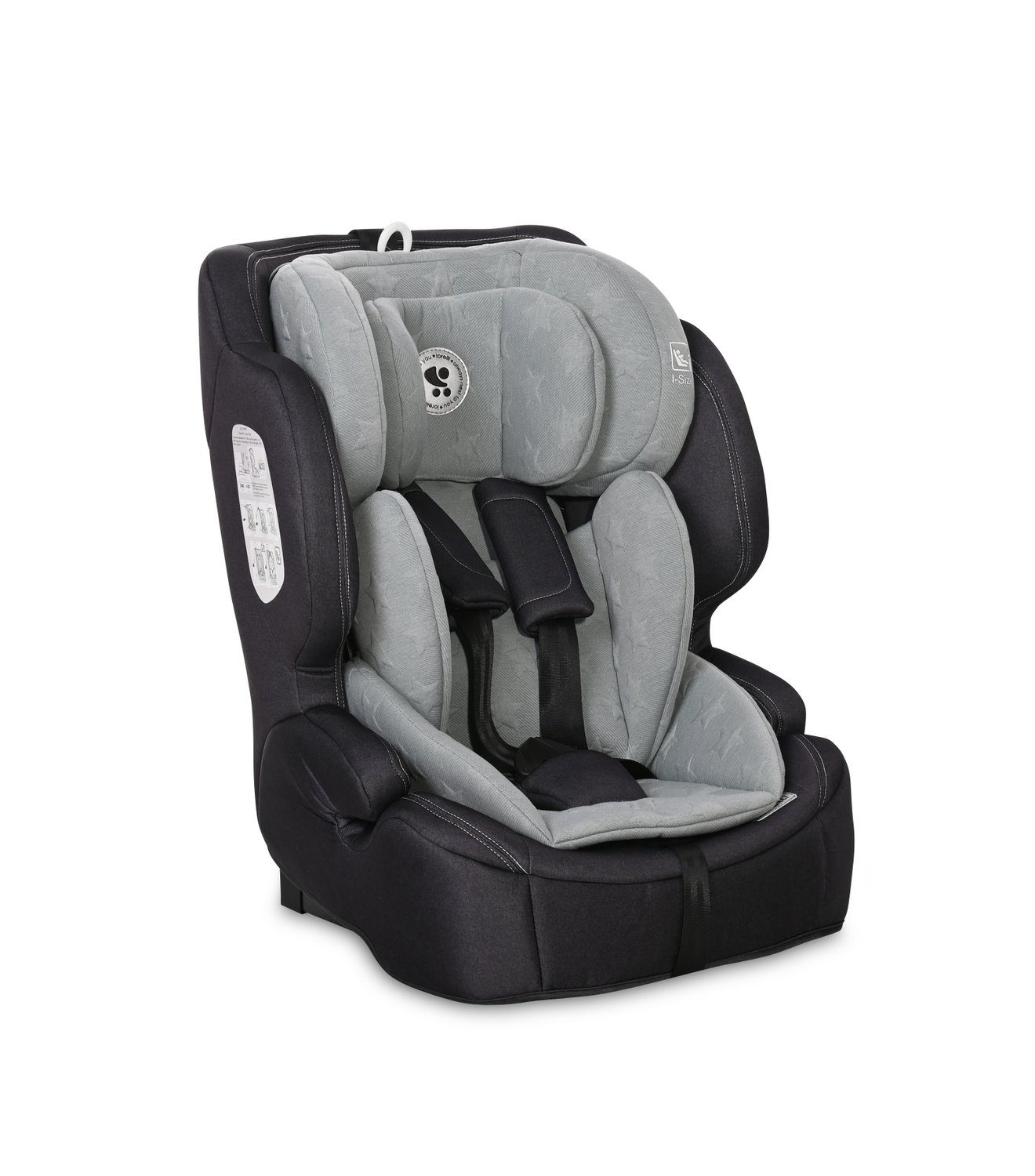 Andromeda bis: Autokindersitz Isofix, Lorelli Kindersitz Tether, verstellbar 24 Top kg, i-Size, grau cm) (76-105