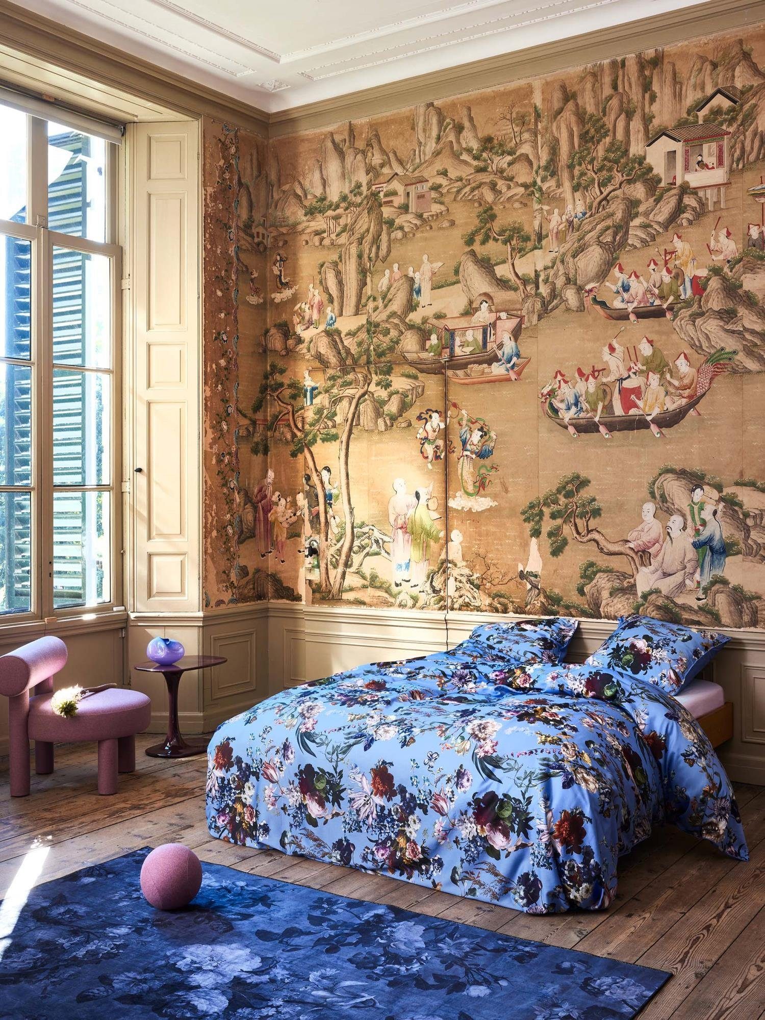 Essenza Bettwäsche Isabella, Satin, 2 teilig, mit floralem Muster günstig online kaufen