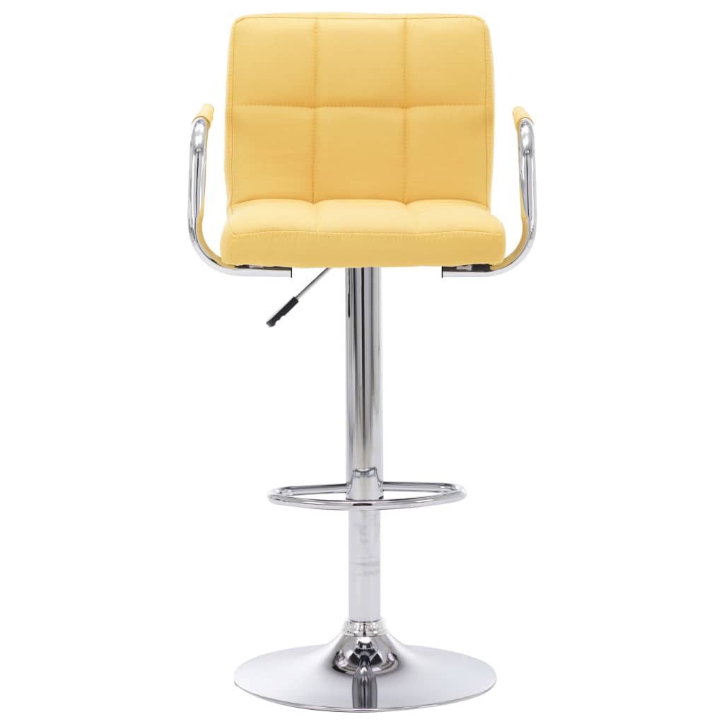 vidaXL Barhocker Barhocker Gelb Stoff (1 günstig online kaufen