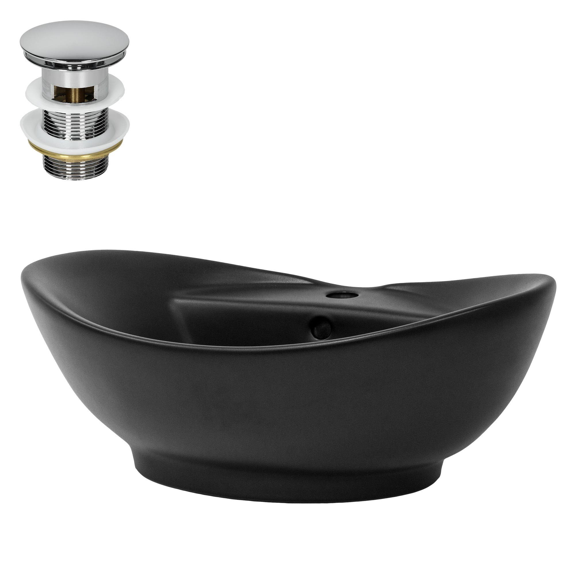 LuxeBath Waschbecken Aufsatzwaschbecken aus Keramik für günstig online kaufen