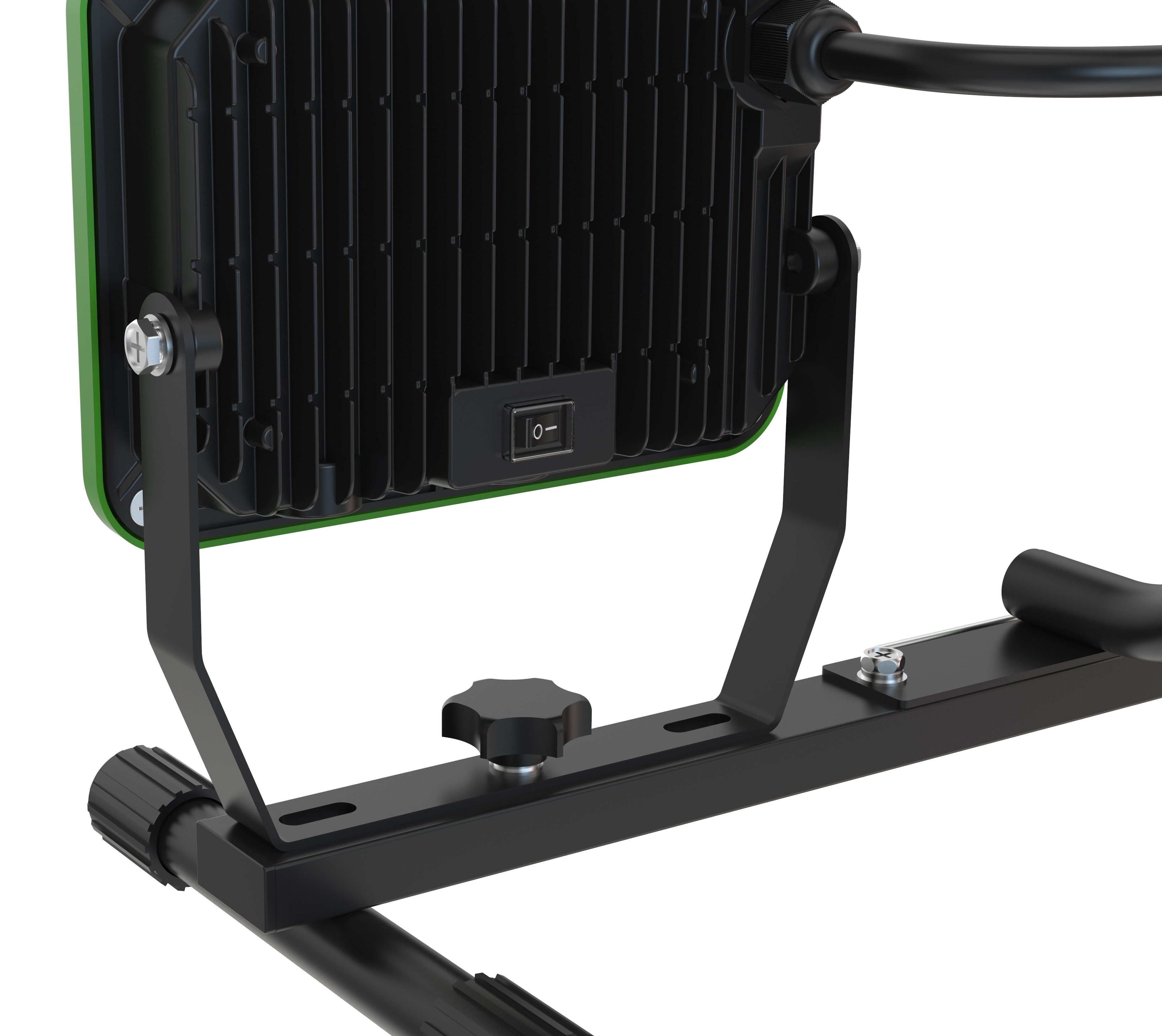 BERG TECTOOL Baustrahler LED-STRAHLER BCL TWIN 2 in 1 LED 100 TS 17 [230V-EU] - IP65, LED fest integriert, 6500K