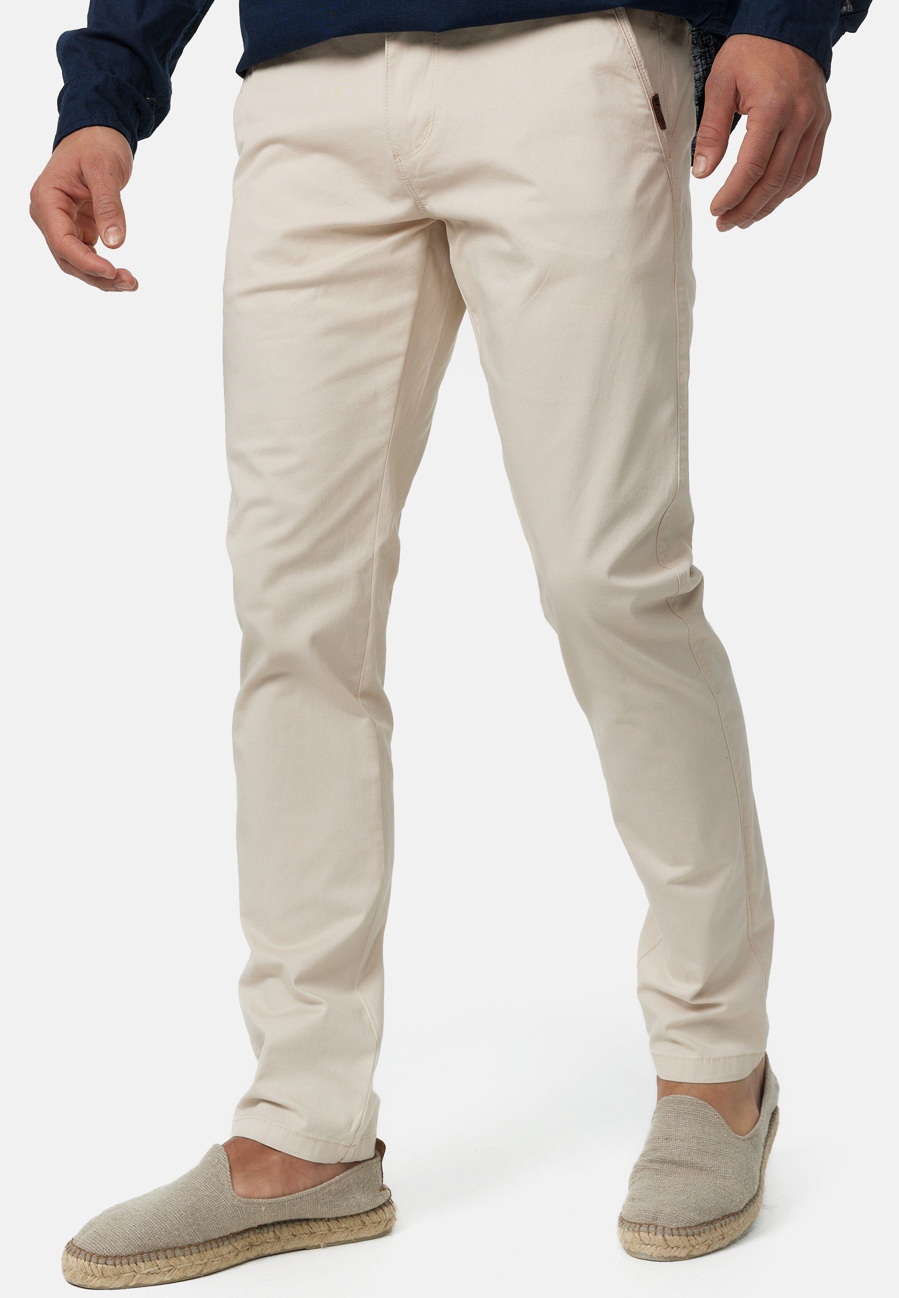 Indicode Chinohose Herren Cherry Chino Hose Herrenhose 98% Baumwolle, 2% Elasthan