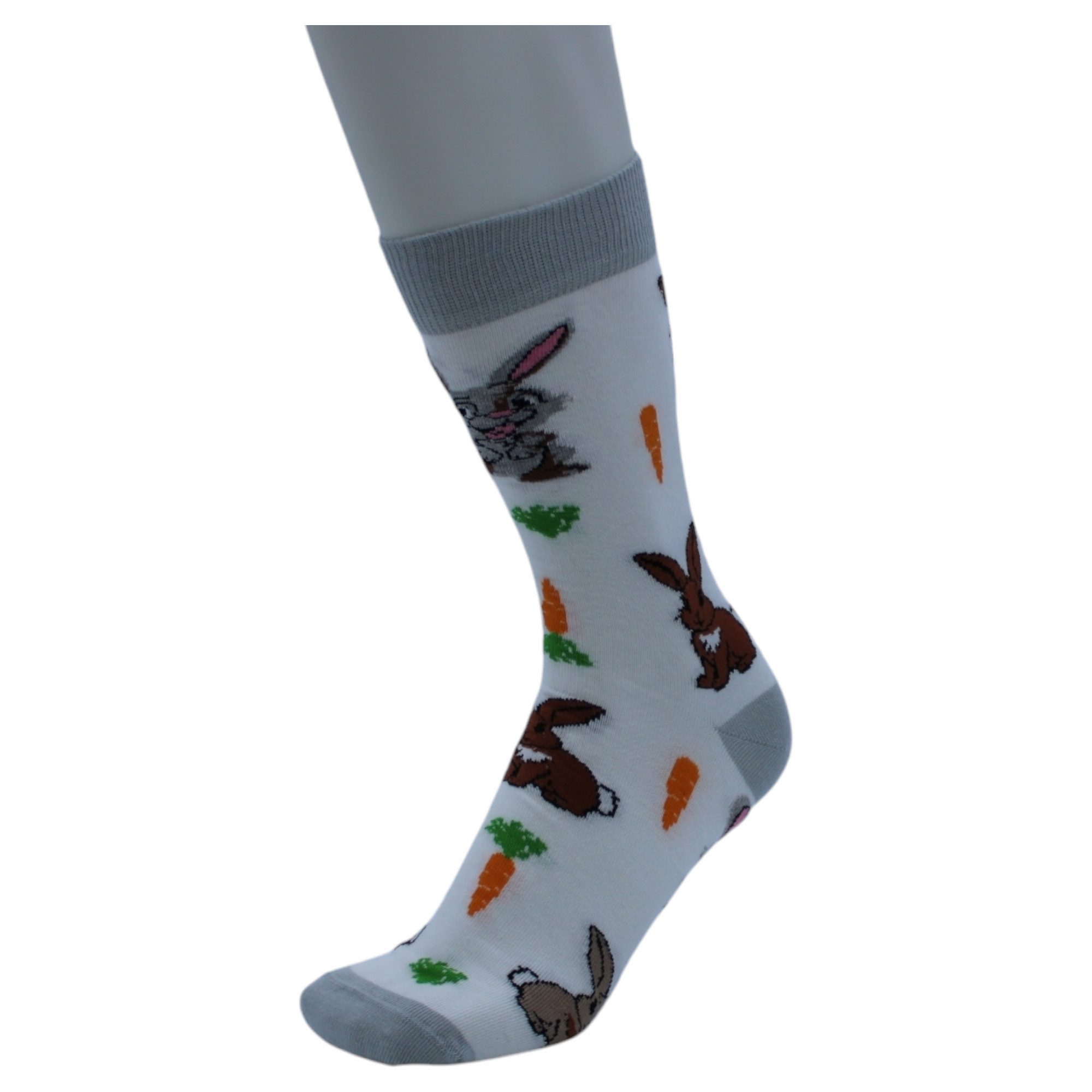 AbgeStrumpft Freizeitsocken Abgestrumpft Socken Hase (1 günstig online kaufen