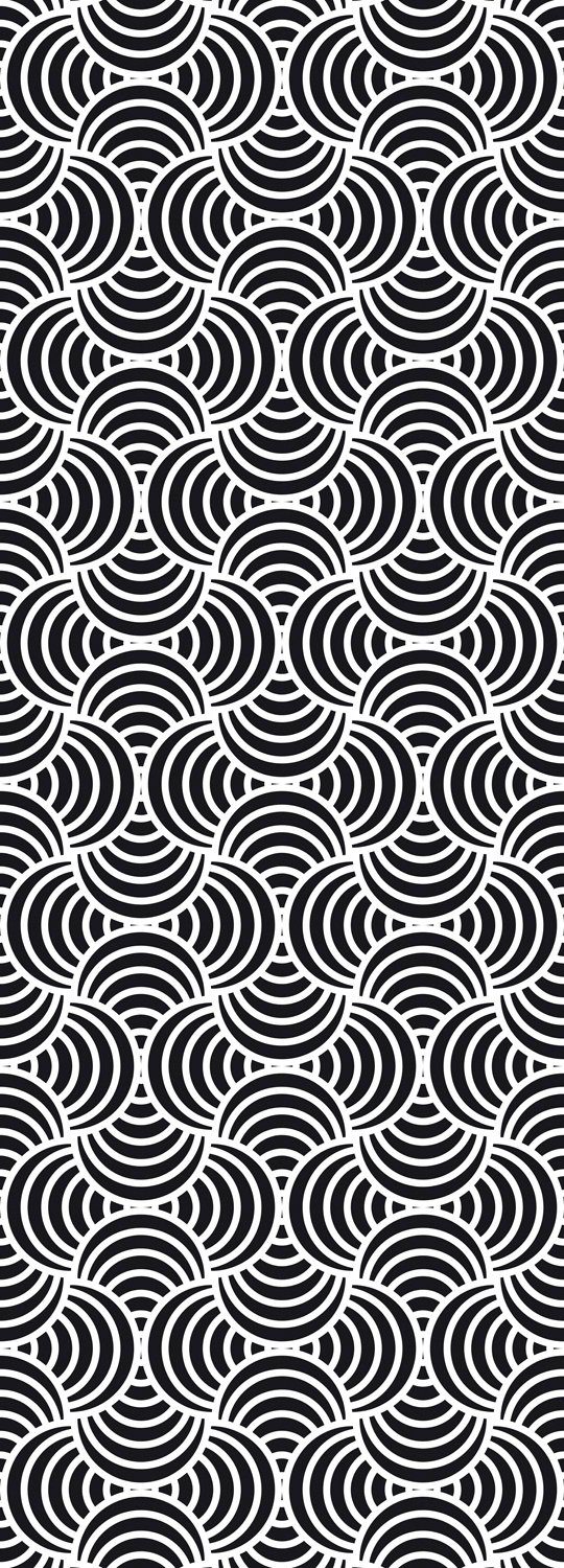 queence Vinyltapete Mina, glatt, 3D-Optik, Motiv, bedruckt, gemustert, gepunktet, 90x250cm, selbstklebend, kinderleichte Anbringung, Sticker