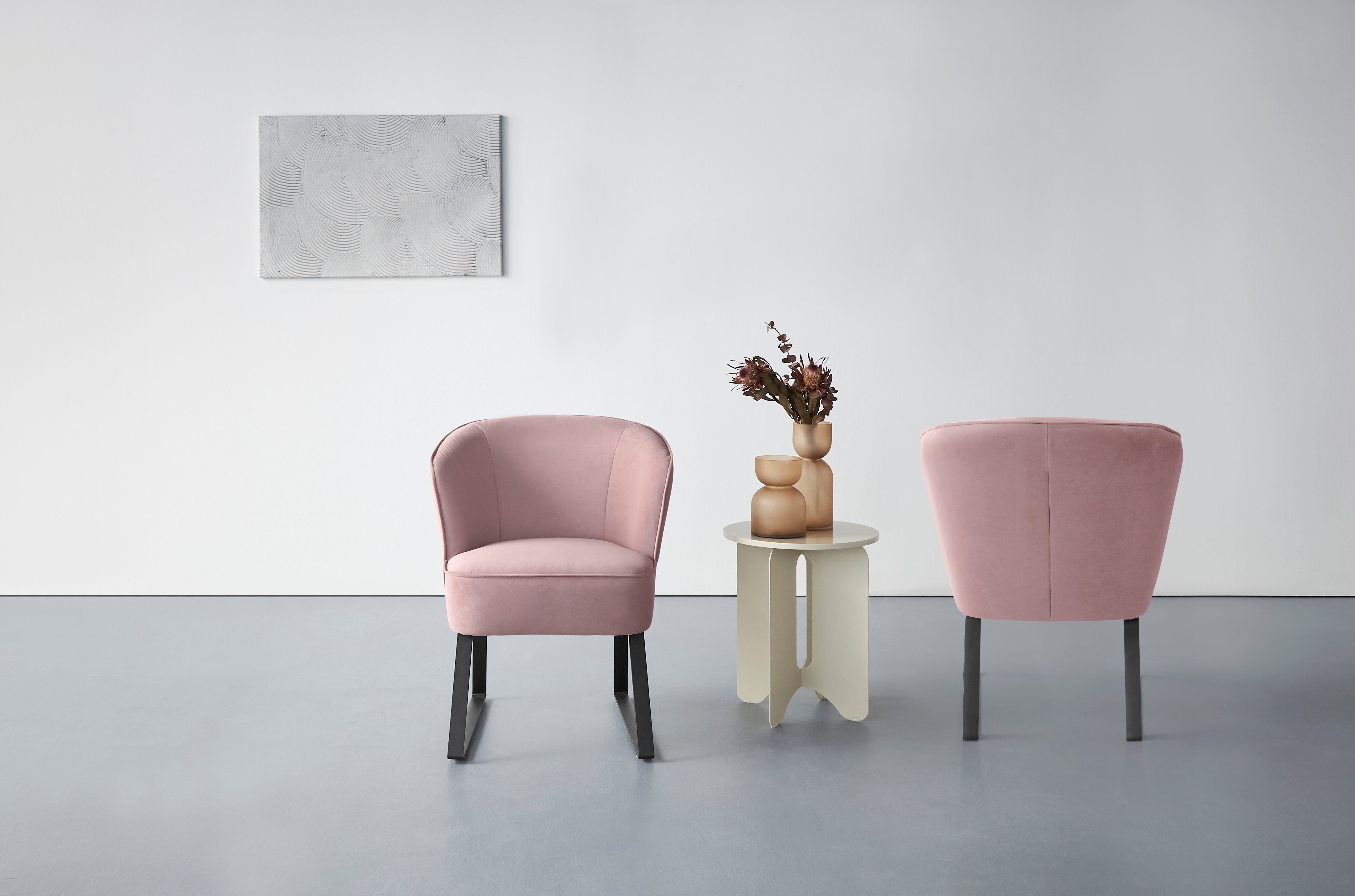 exxpo - in Metallfüßen, Americano, Bezug 1 fashion Keder Qualitäten, verschiedenen Sessel und mit Stck. sofa