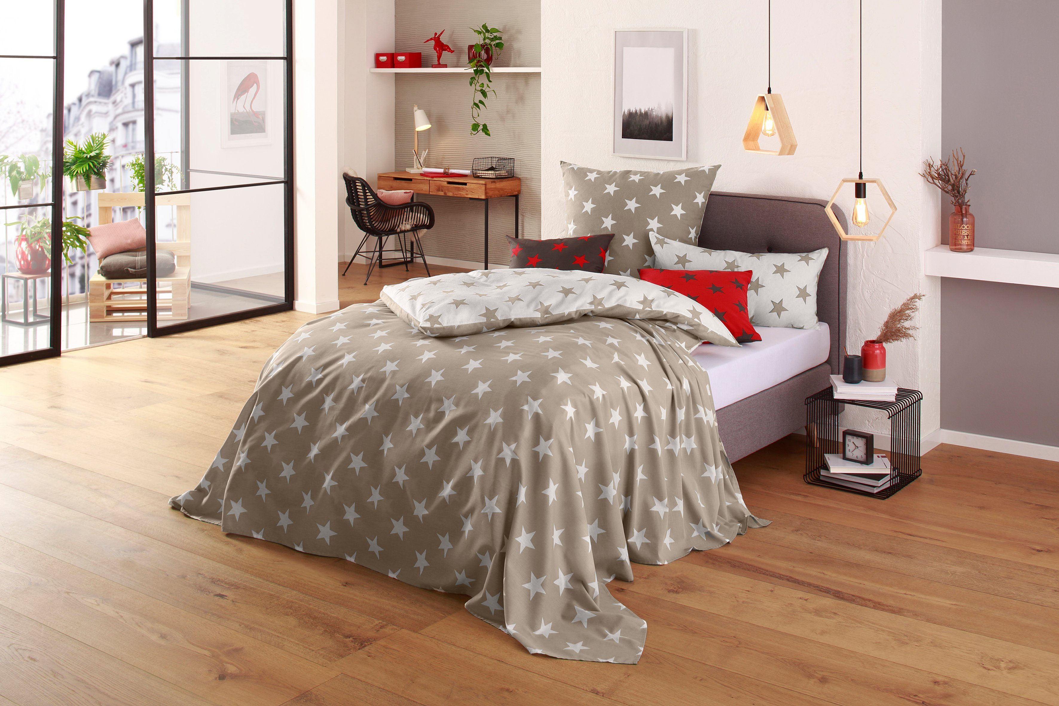 my home Tagesdecke Stella leichte Tagesdecke im Sterne-Design, für Kinder u günstig online kaufen