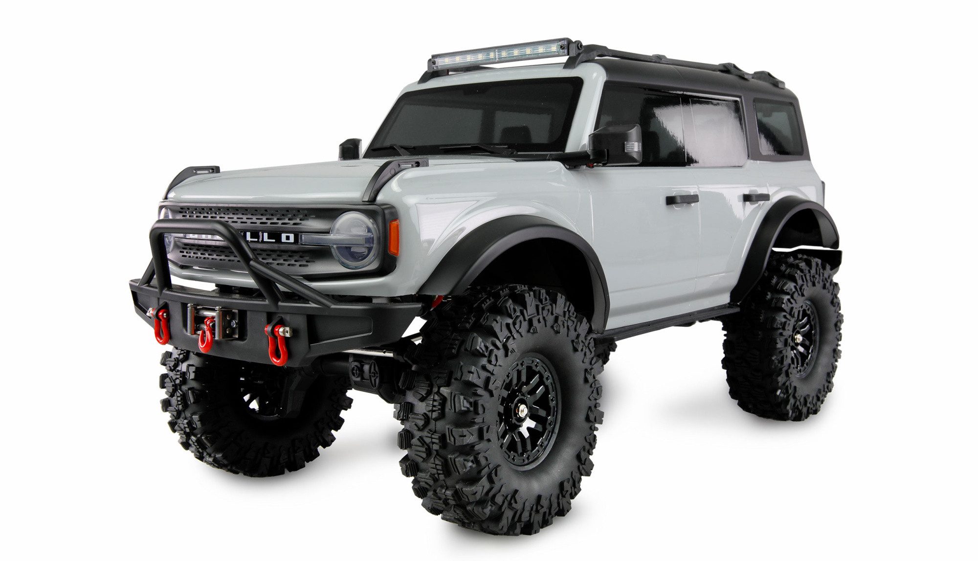RC-Bagger Amewi AMXRock Caballo Crawler 4WD 1:10 RTR hellgrau