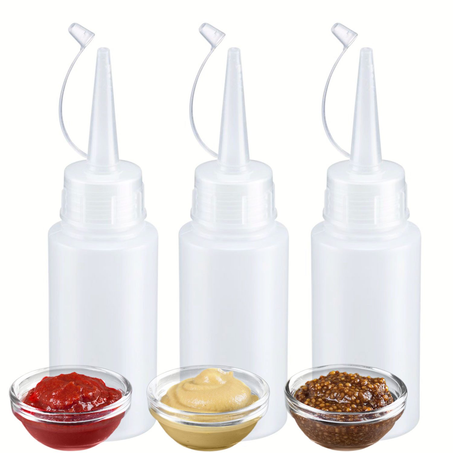 WESTMARK Aufbewahrungssystem 3 Quetschflaschen, 50 ml, PP, PE