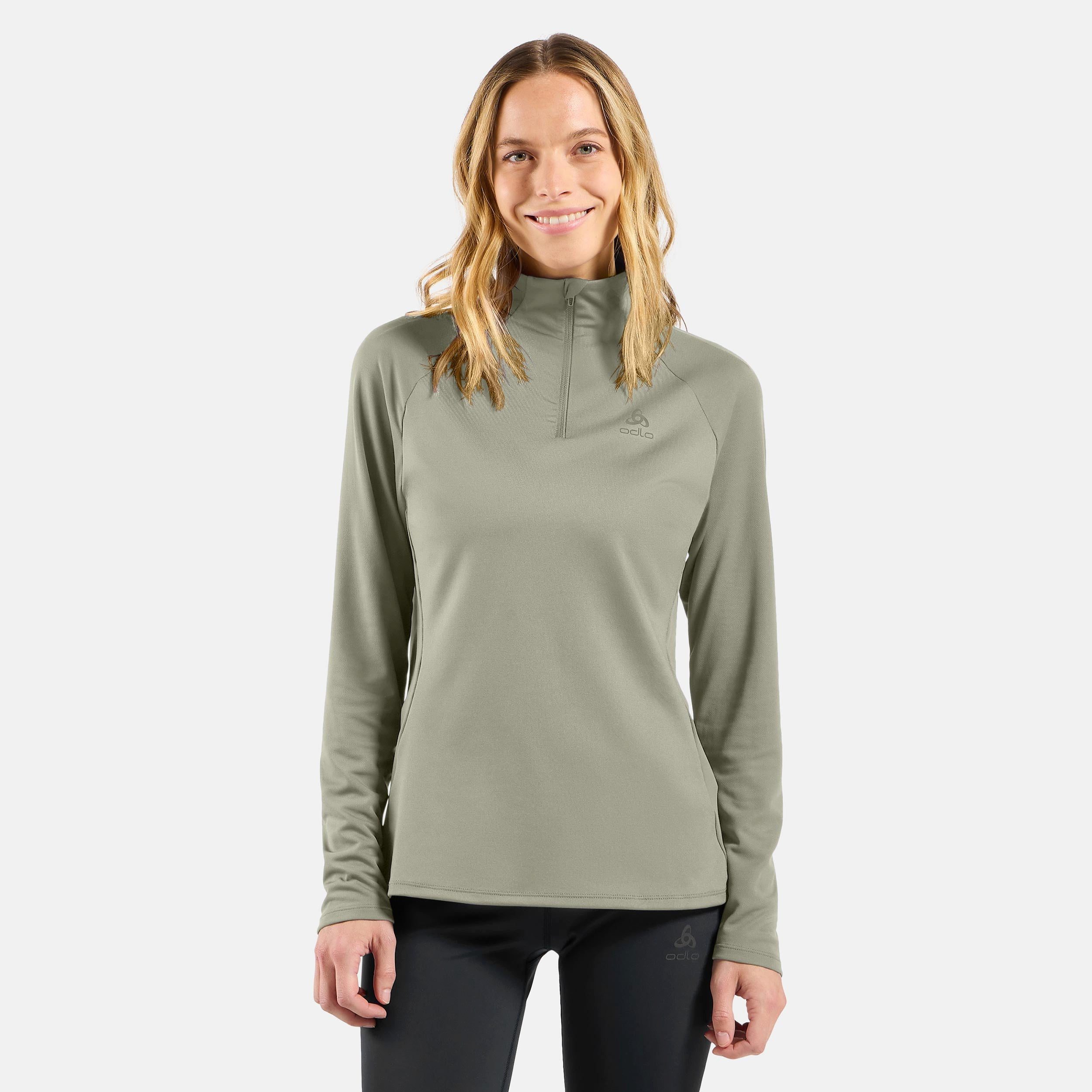 Odlo Laufshirt Essential Ceramiwarm 1/2 Zip