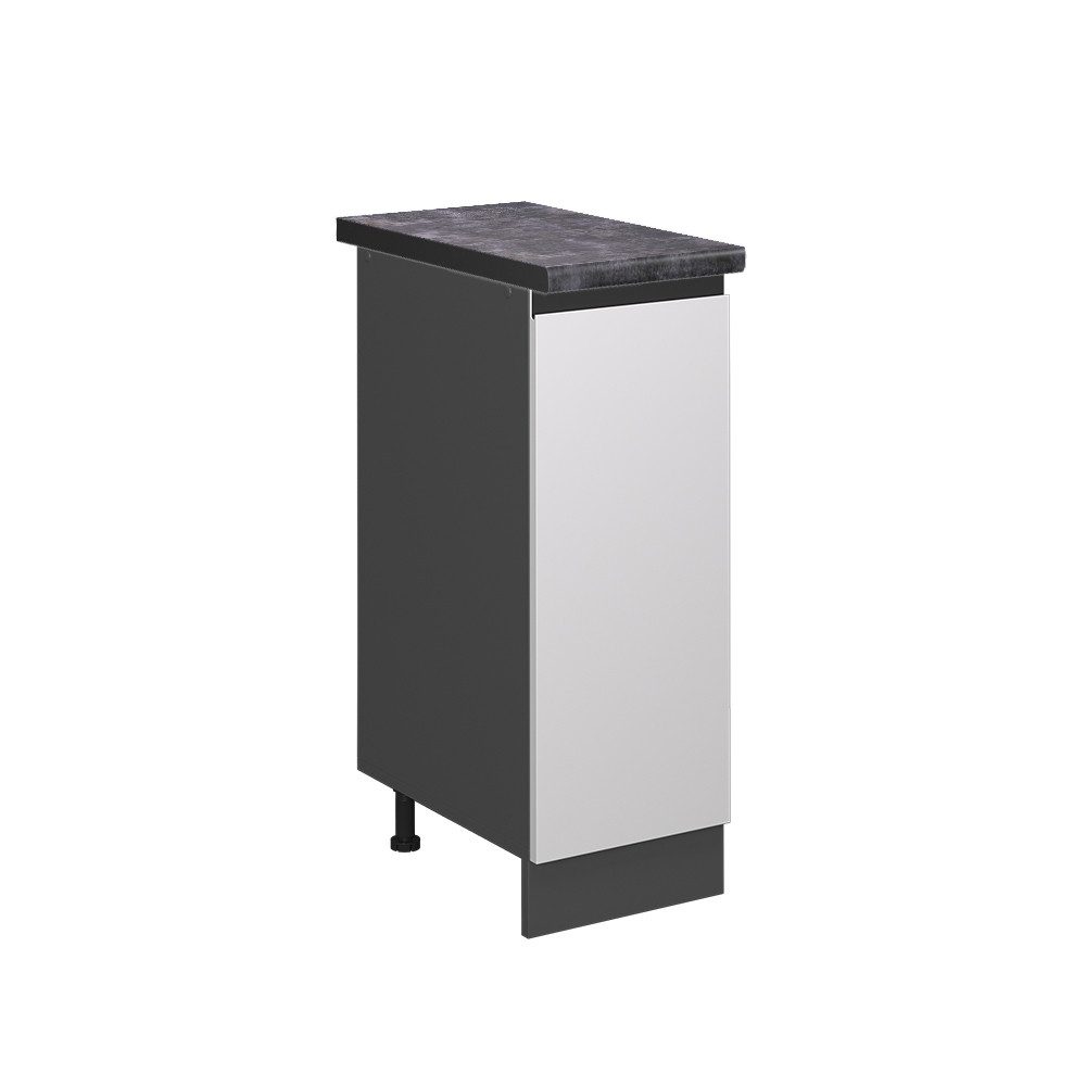 Vicco Apothekerschrank R-Line, Weiß/Anthrazit, 30 cm, günstig online kaufen