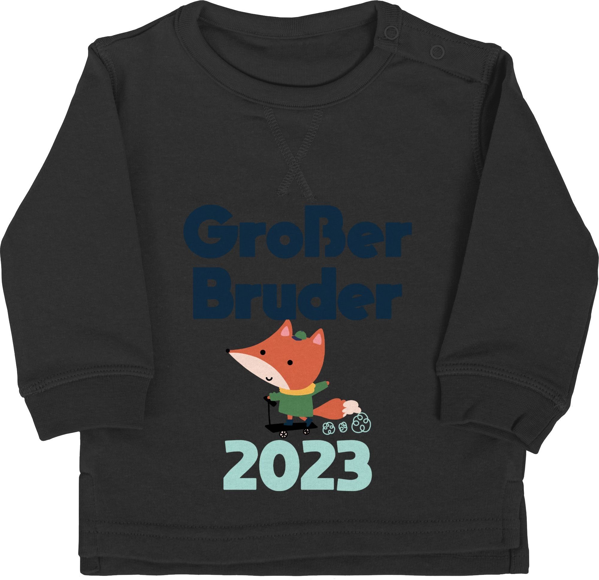 Fuchs Bruder Großer Schwarz Sweatshirt Bruder 3 2023 Shirtracer Großer