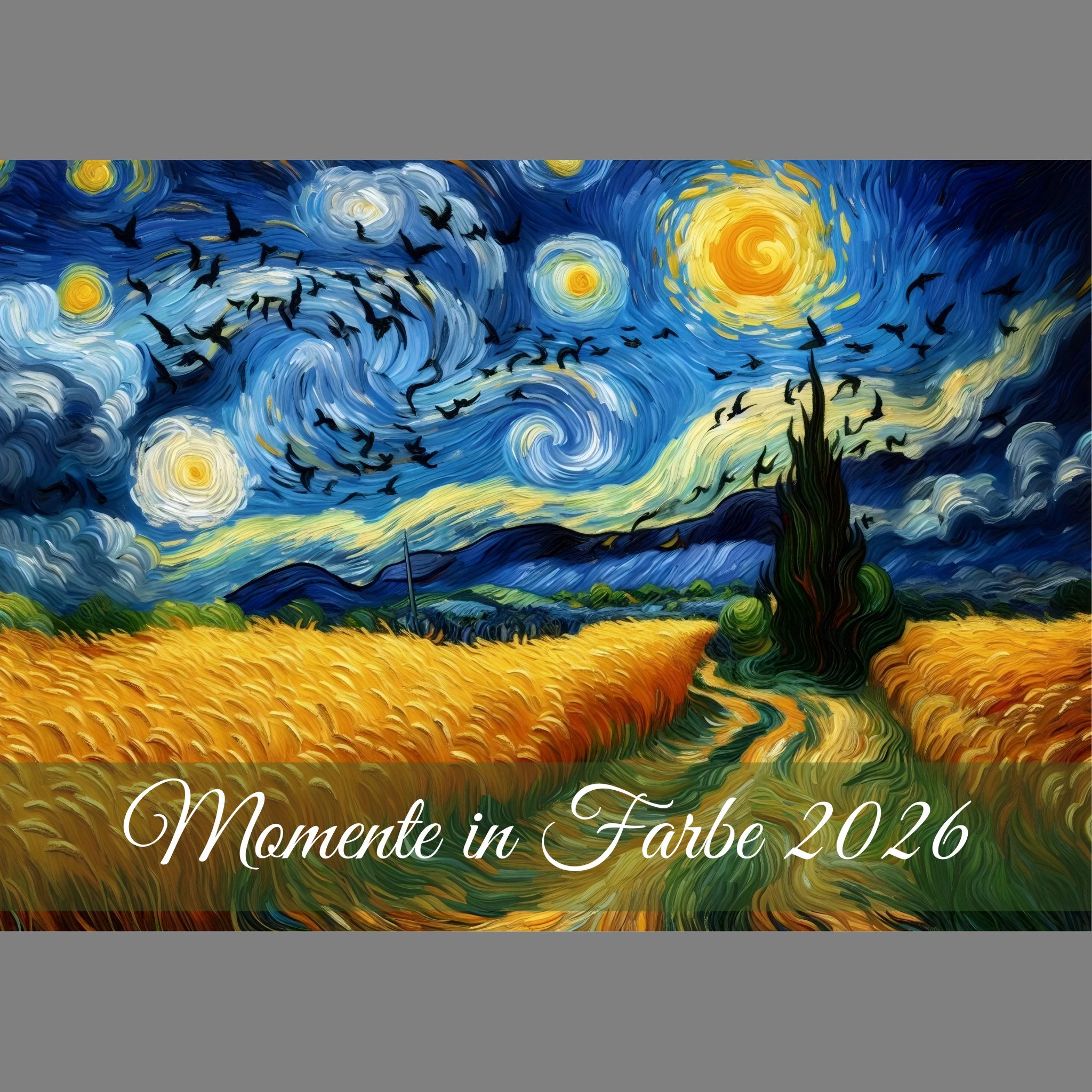 raxxa Wandkalender Momente in Farbe 2026 - quer