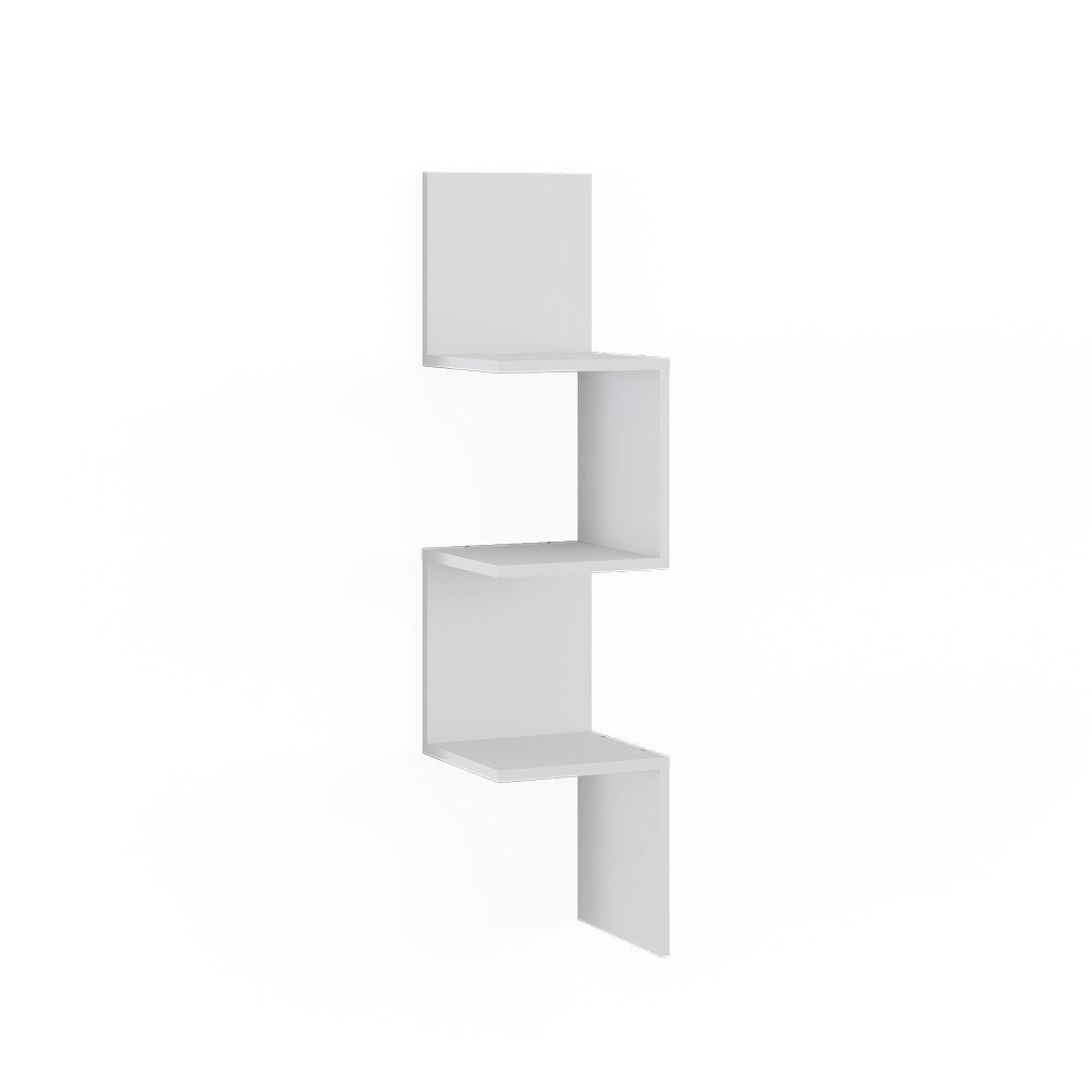 Vicco Eckregal Paolo, Weiß, 28 x 116.4 cm günstig online kaufen