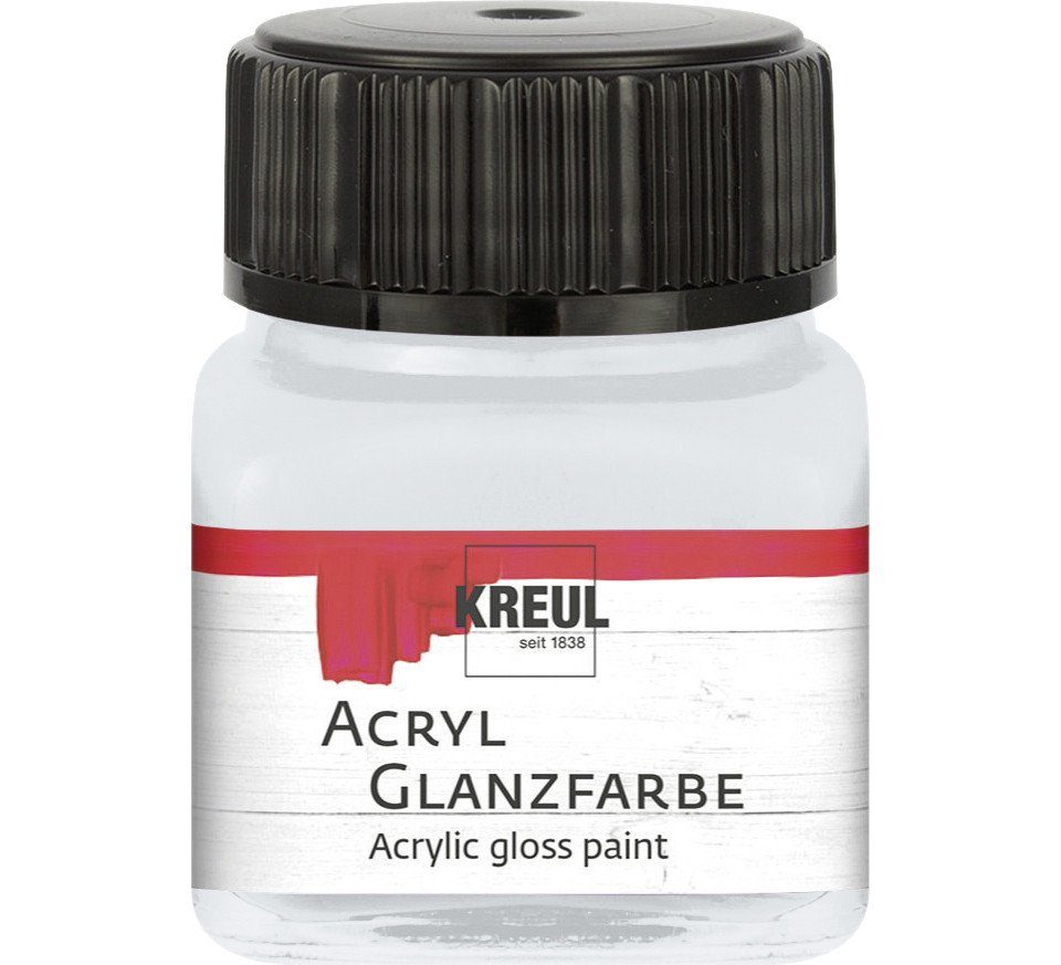 Kreul Künstlerstift Kreul Acryl Glanzfarbe hellgrau 20 ml