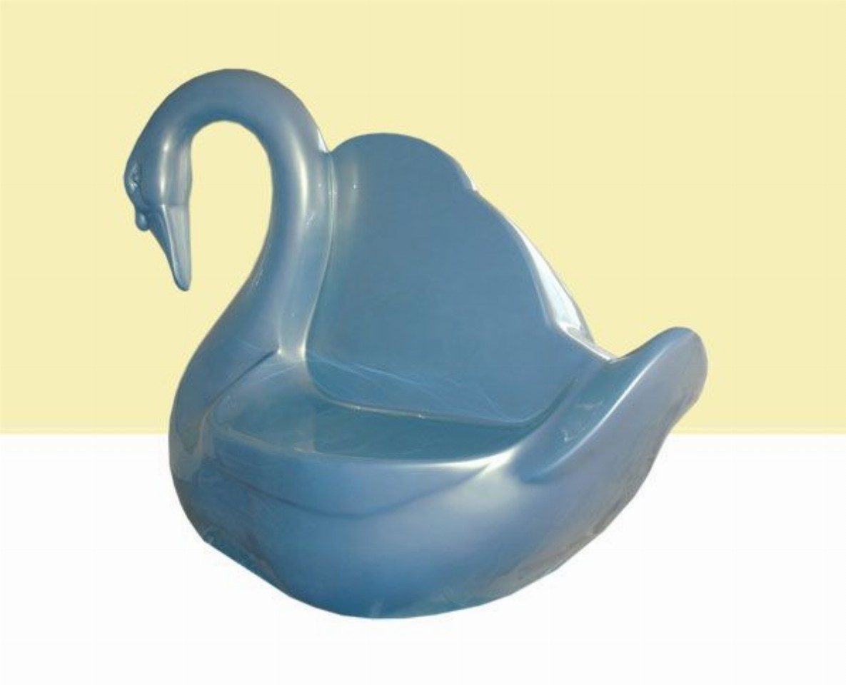 Walt-Deko Dekofigur Schwan als Sitzbank 200cm hoch Dekorationsfigur/Werbefigur -