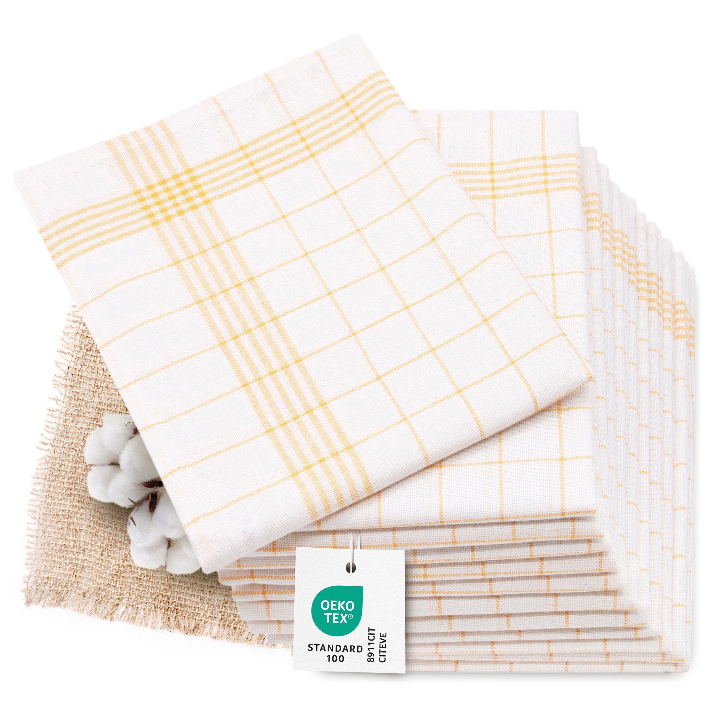 ZOLLNER Geschirrtuch, (Set, 12-tlg), vom Hotelwäschespezialisten, günstig online kaufen