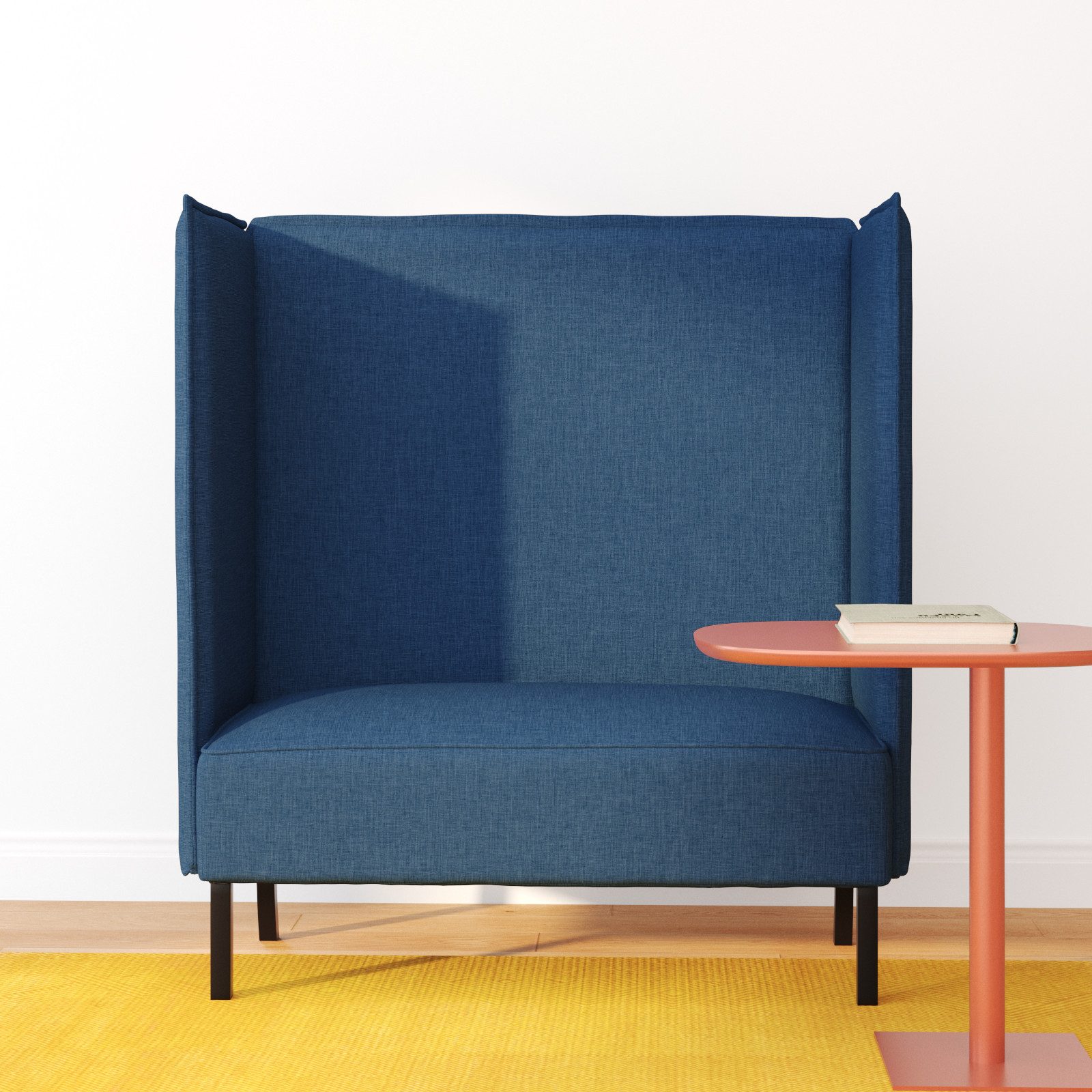 vidaXL Sofa Rückenhöhen-Sofa Blau 109x56x121 cm günstig online kaufen