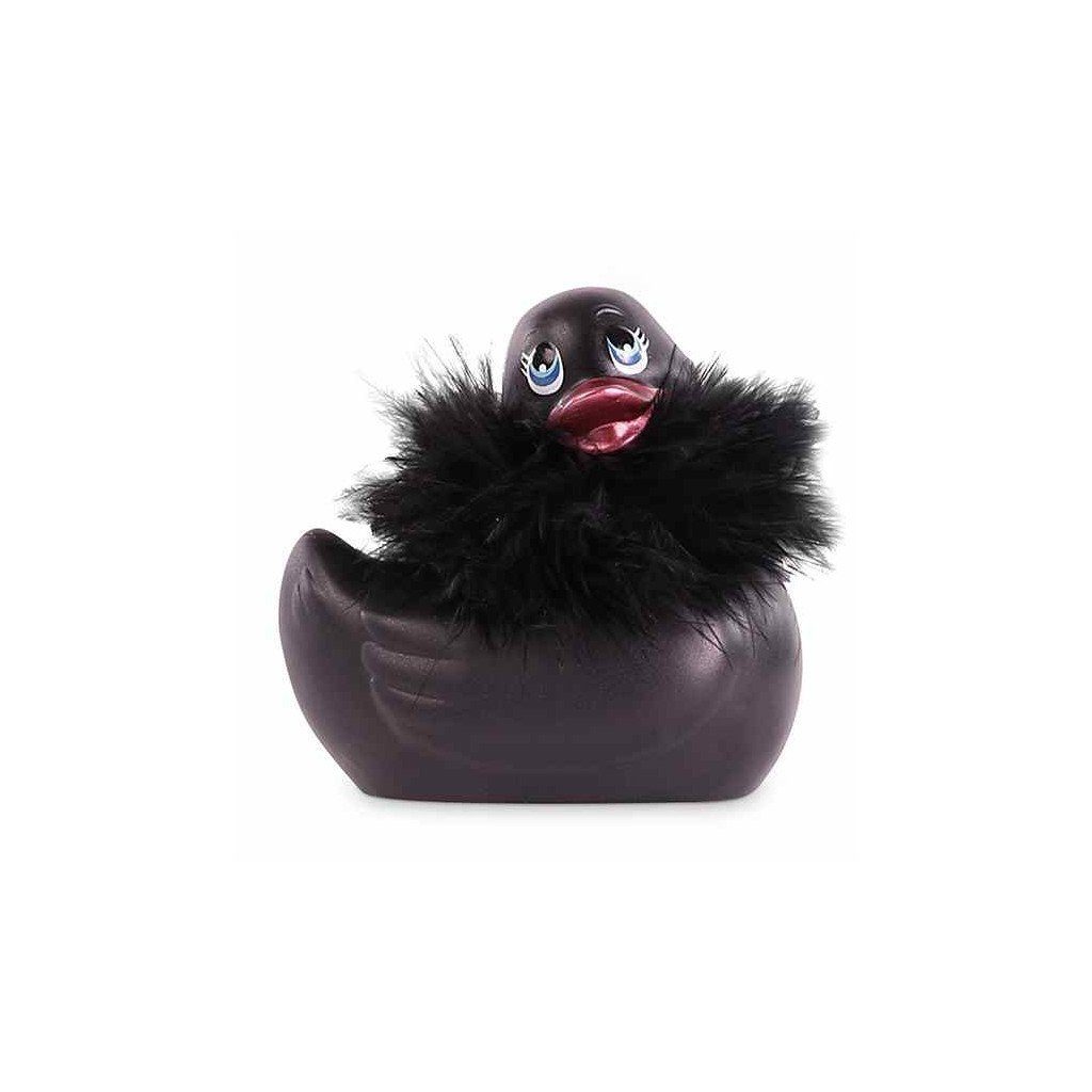 BIG TEAZE TOYS Auflege-Vibrator I Rub My Duckie 2.0 - Paris (Black), vibrierende Badeente