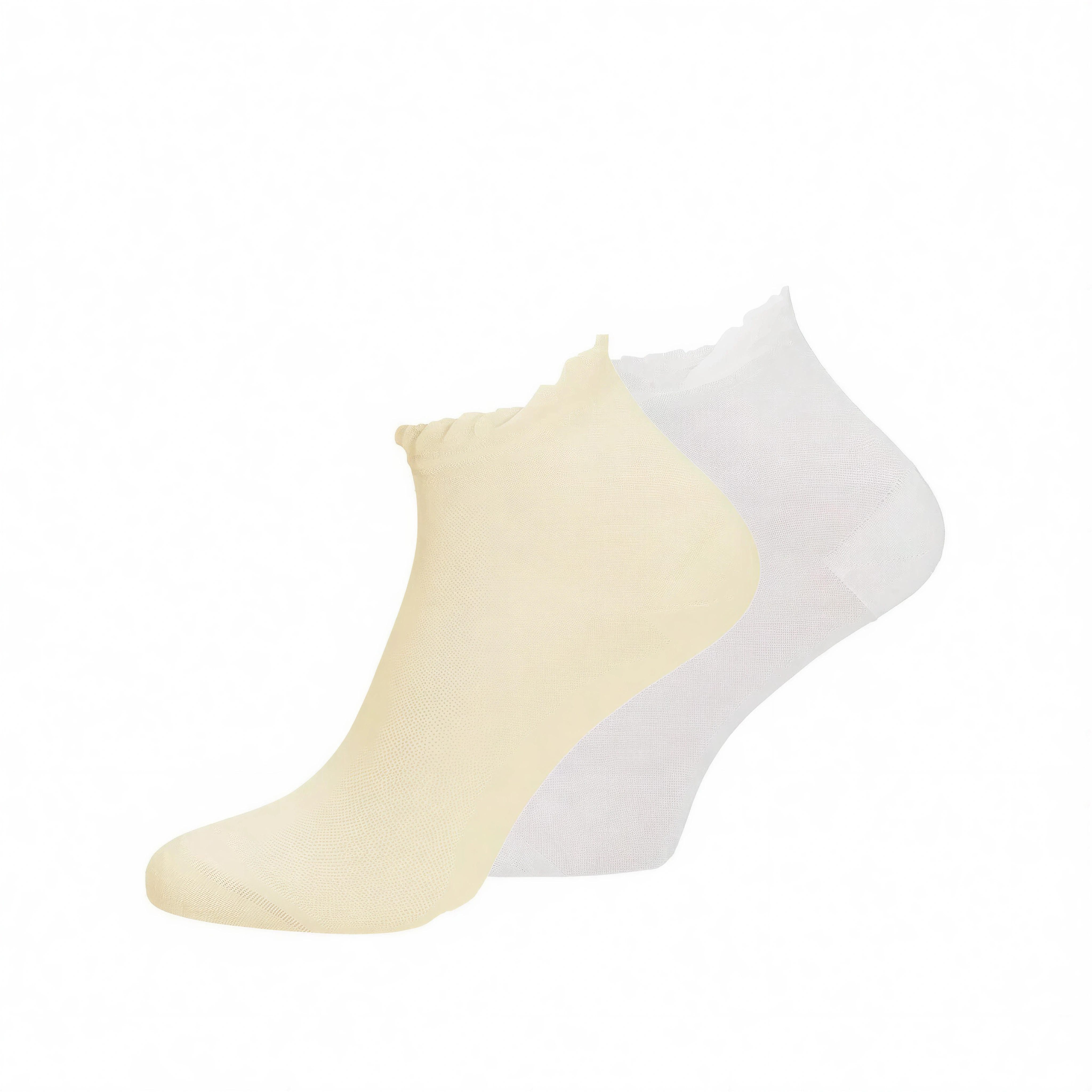 Tamaris Kurzsocken Damen Quarter Dots (Set, 2-Paar, 2er-Pack) aus hautfreundlicher Baumwolle