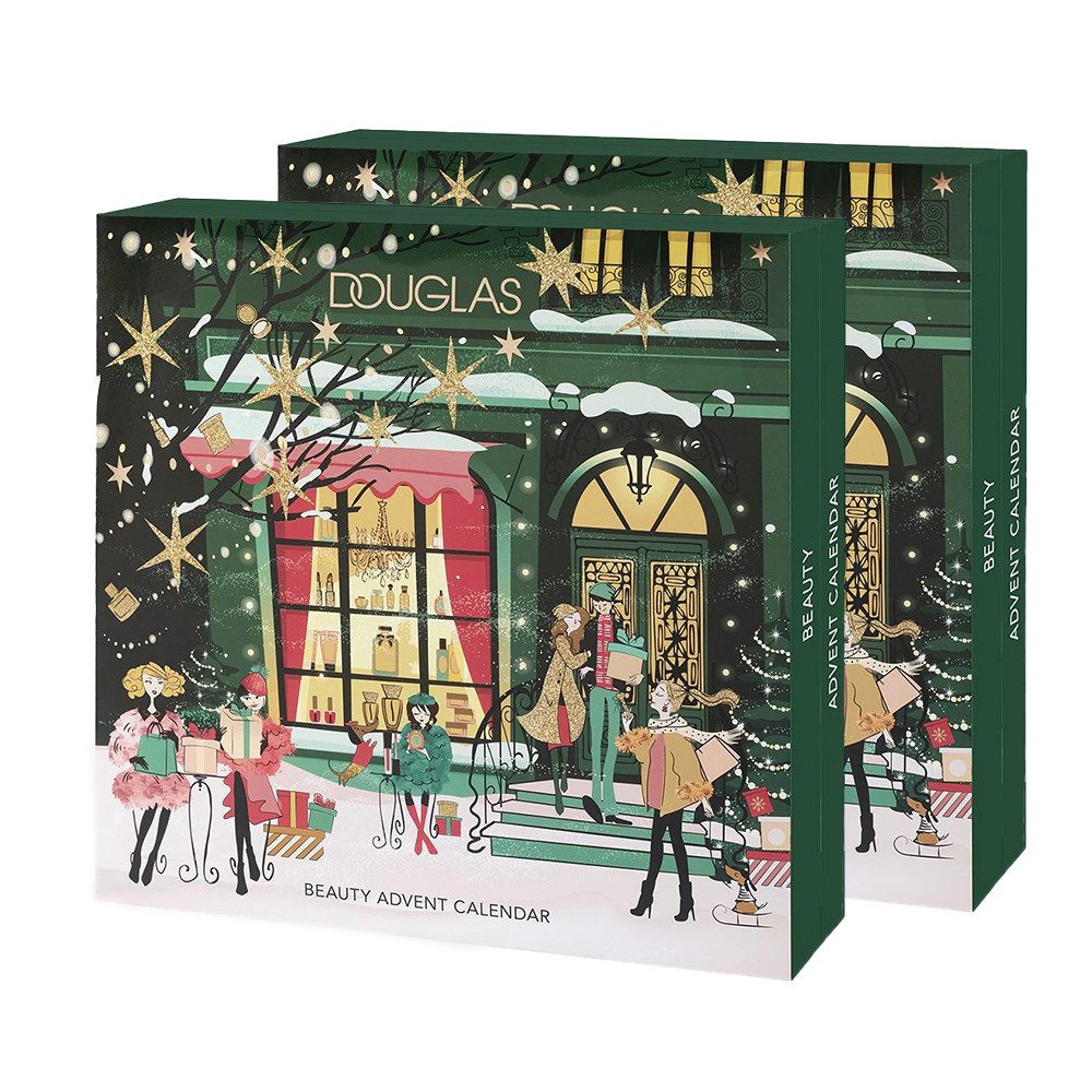 Douglas Adventskalender Douglas Beauty Adventskalender 2025 Doppelpack (48-tlg), 2er-Set des limitierten Douglas Adventskalenders mit 24 Überraschungen