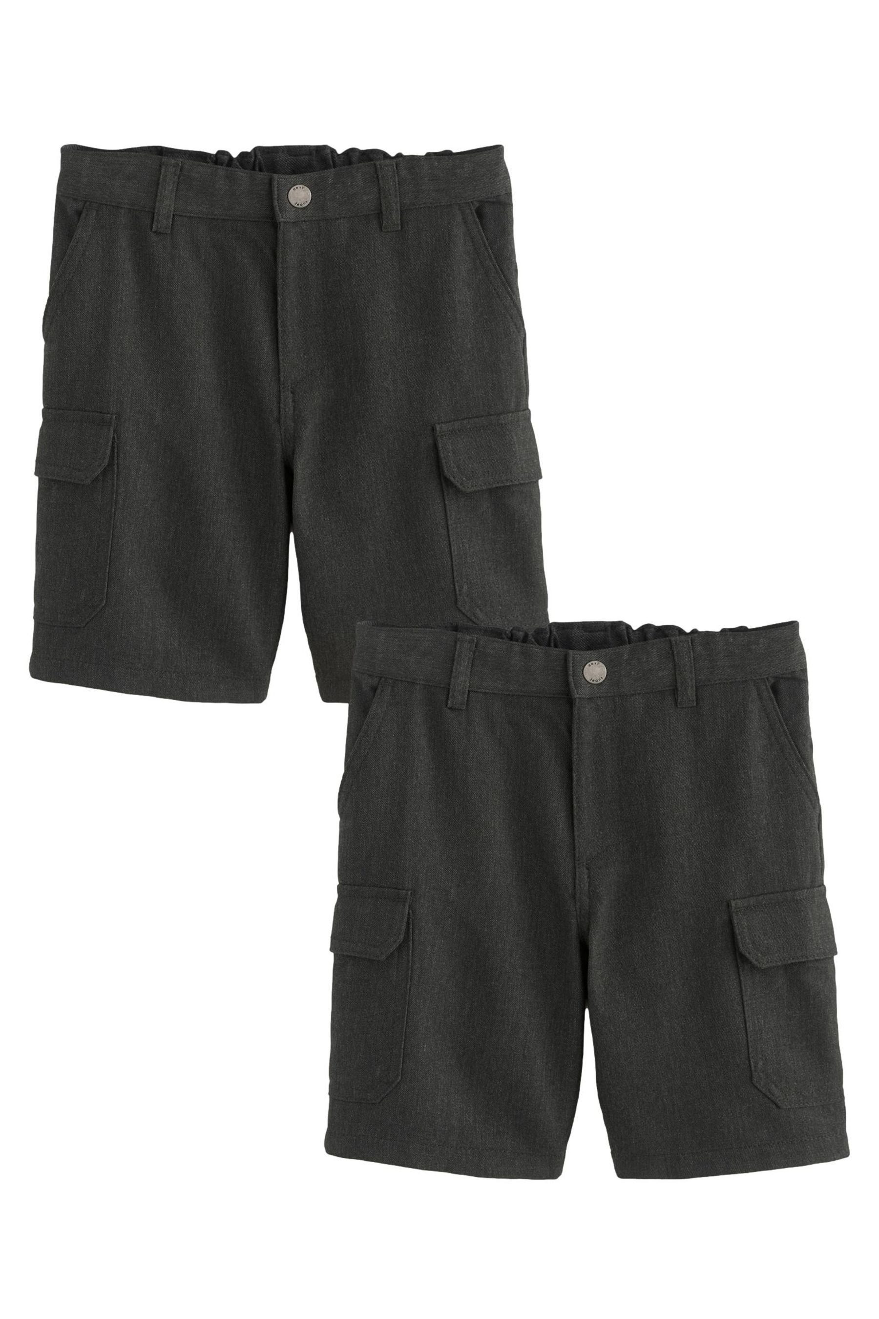 Cargoshorts Cargo-Shorts für die Schule, 2er-Pack