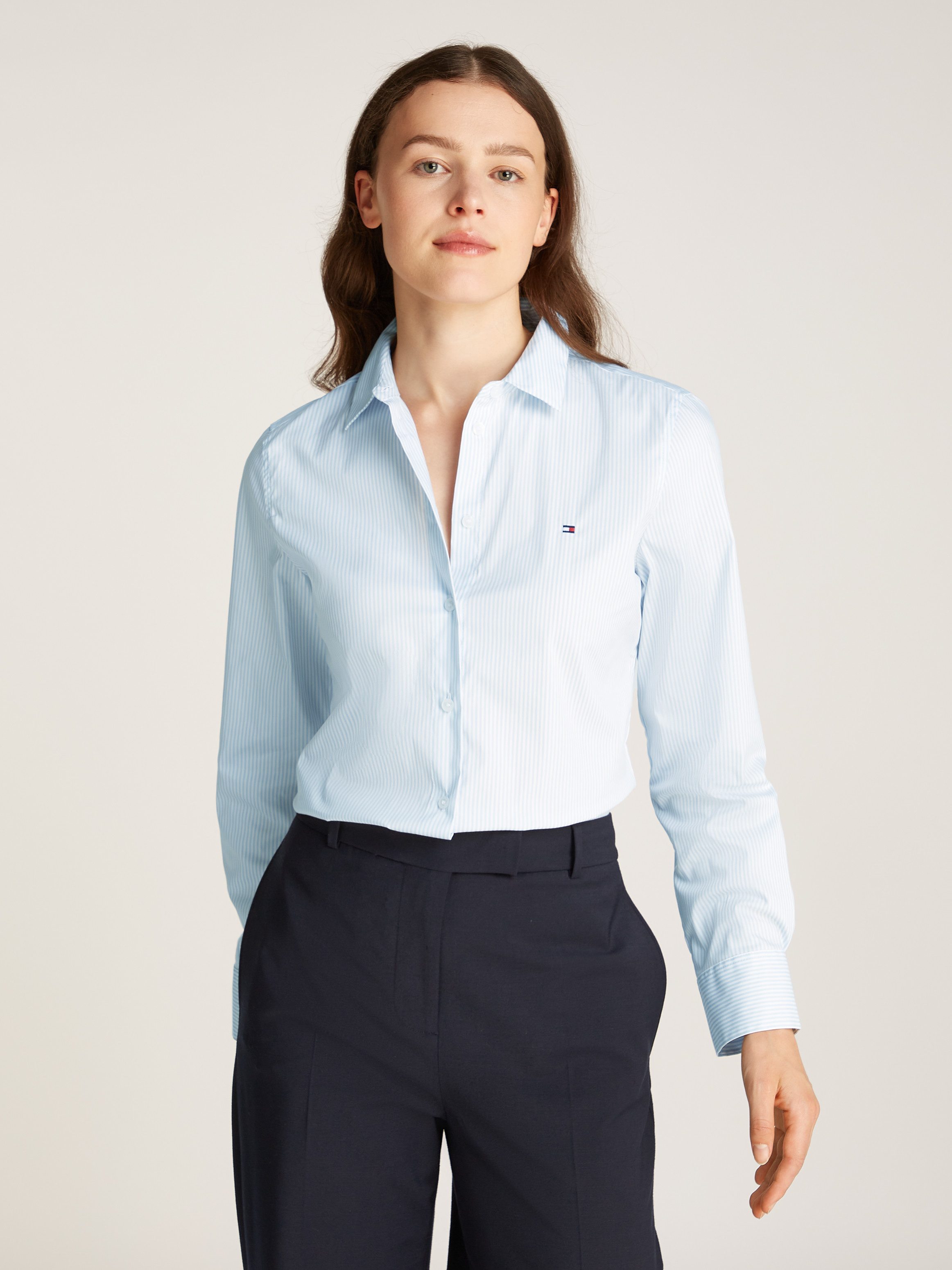 Tommy Hilfiger Hemdbluse ESS POPLIN REGULAR günstig online kaufen