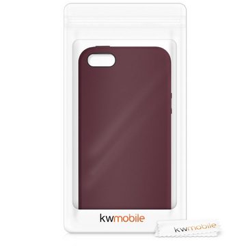 kwmobile Handyhülle Hülle für Apple iPhone SE (1.Gen 2016) / 5 / 5S, Hülle Silikon gummiert - Handyhülle - Handy Case Cover