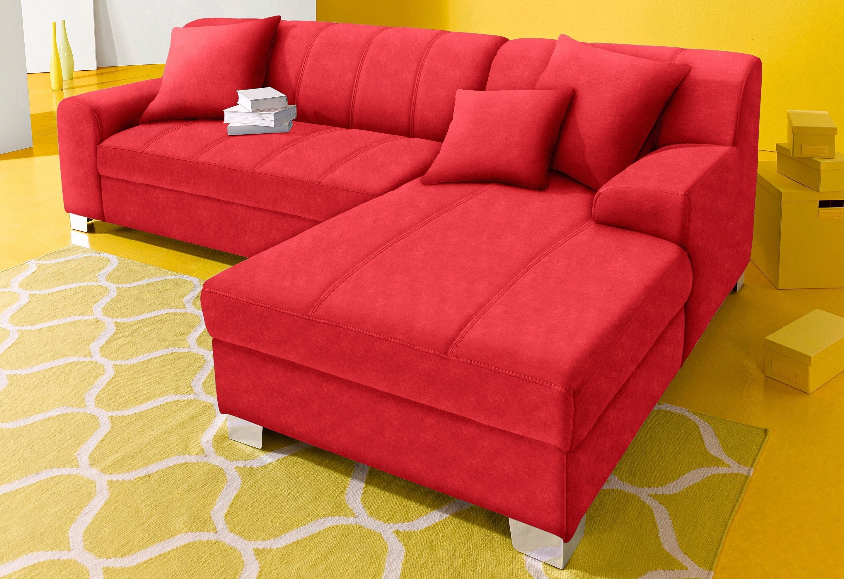 DOMO collection Ecksofa Turah incl. Zierkissen, günstig online kaufen