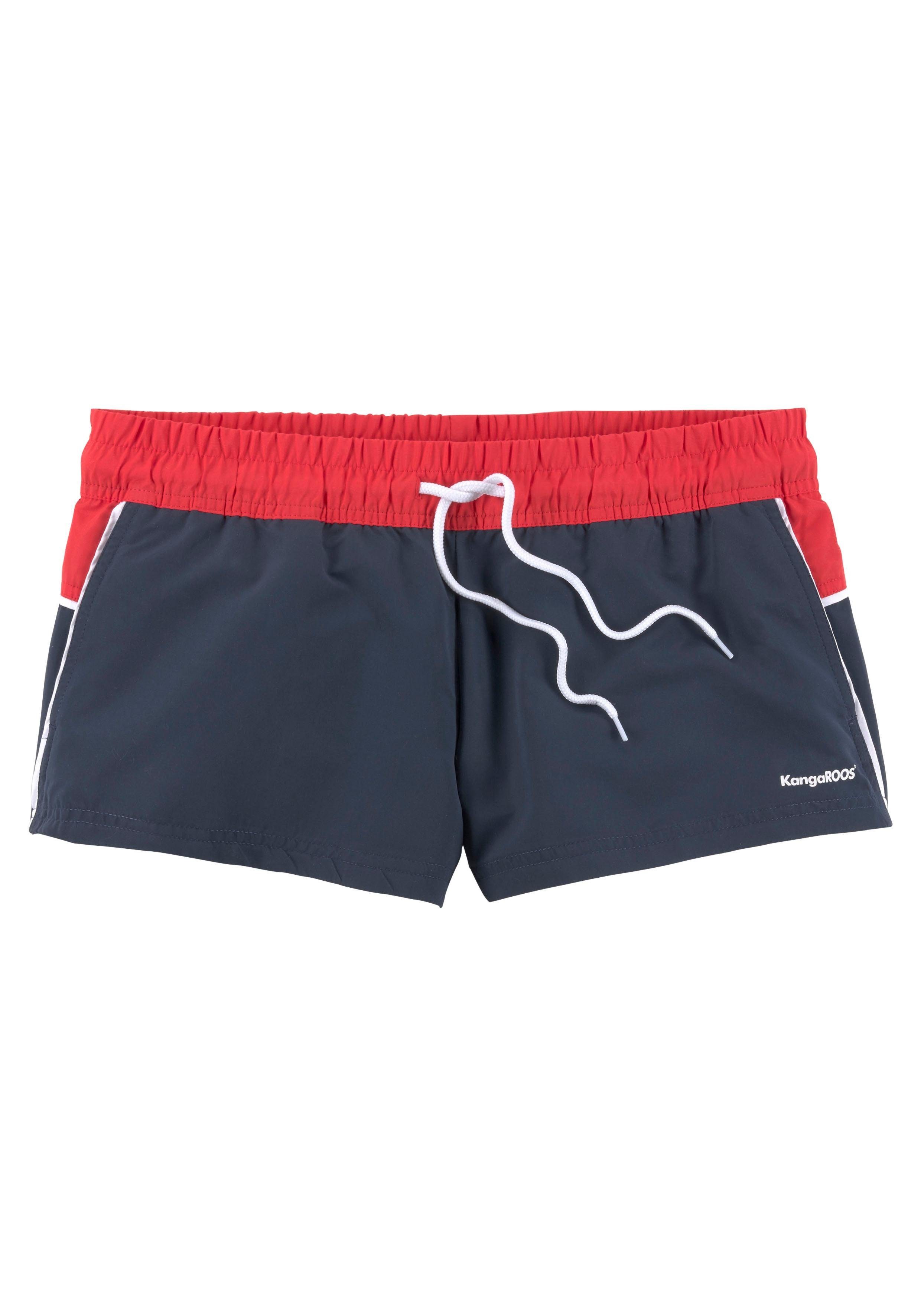 KangaROOS Badeshorts Energy im Colourblocking-Stil günstig online kaufen
