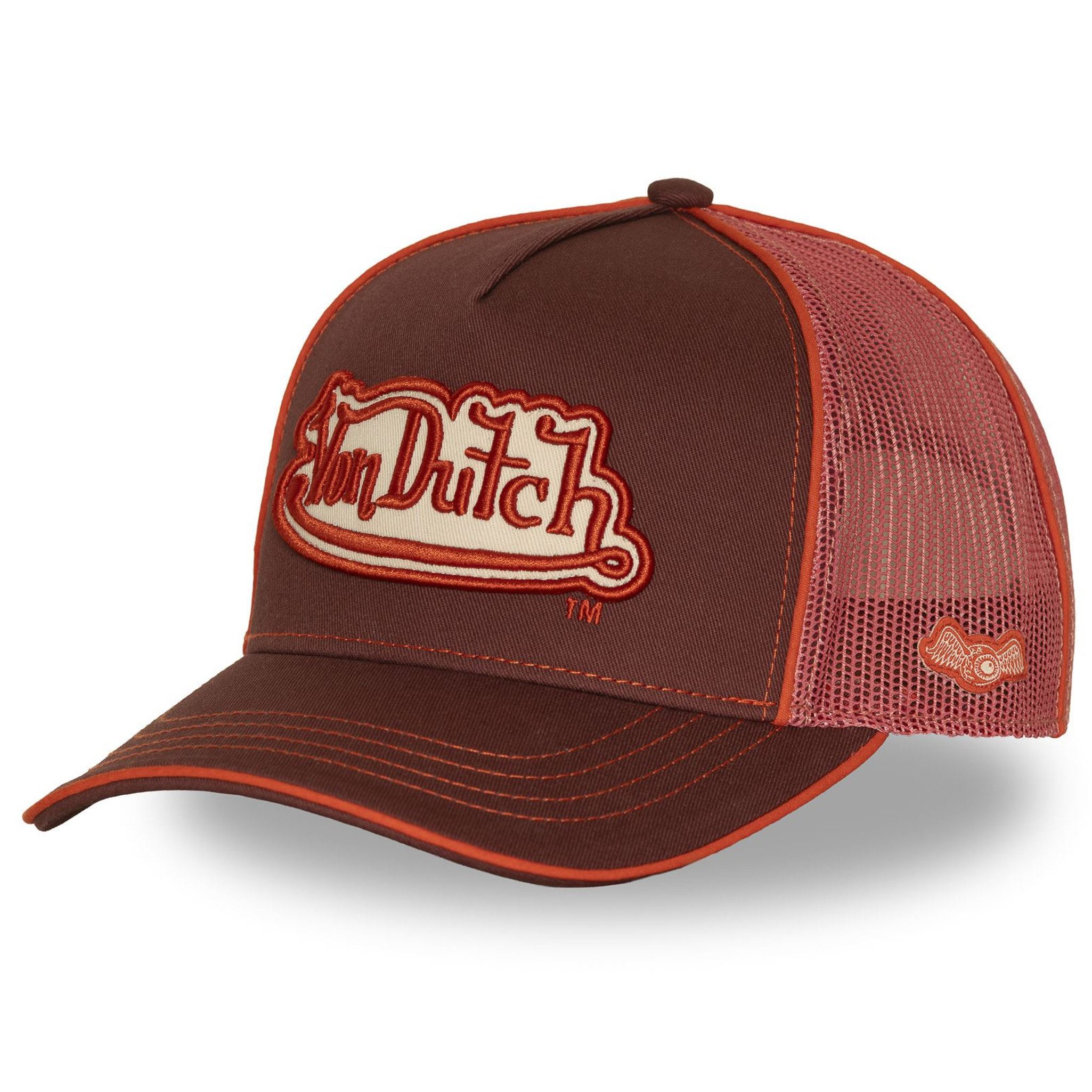 Von Dutch Trucker Cap Von Dutch Originals Trucker Cap - Baseball VD PATCH Coral (Basecap, Basecap, Meshcap, Trucker Kappe)