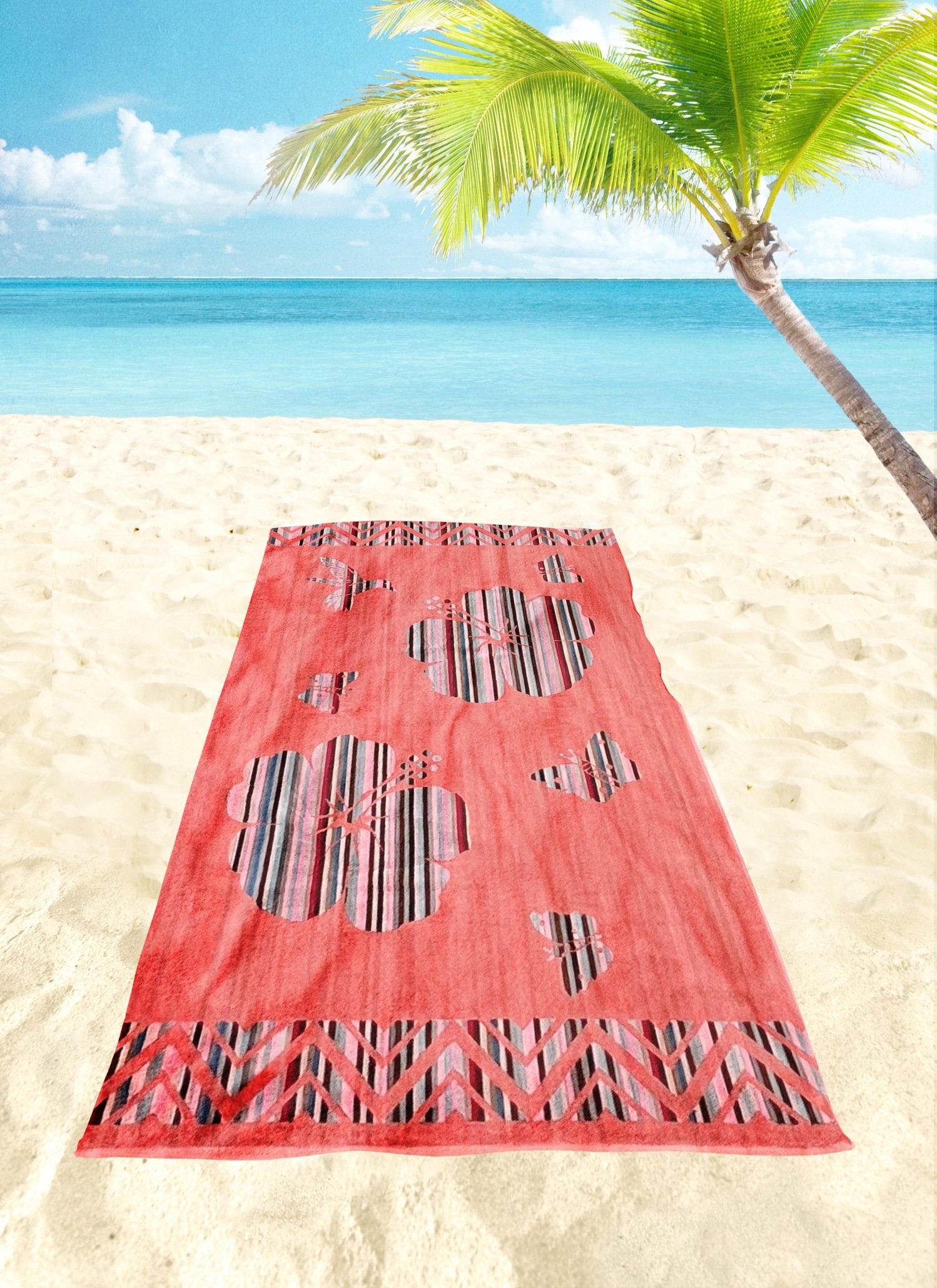 jilda-tex Strandtuch Strandtuch 90x165 cm Badetuch günstig online kaufen