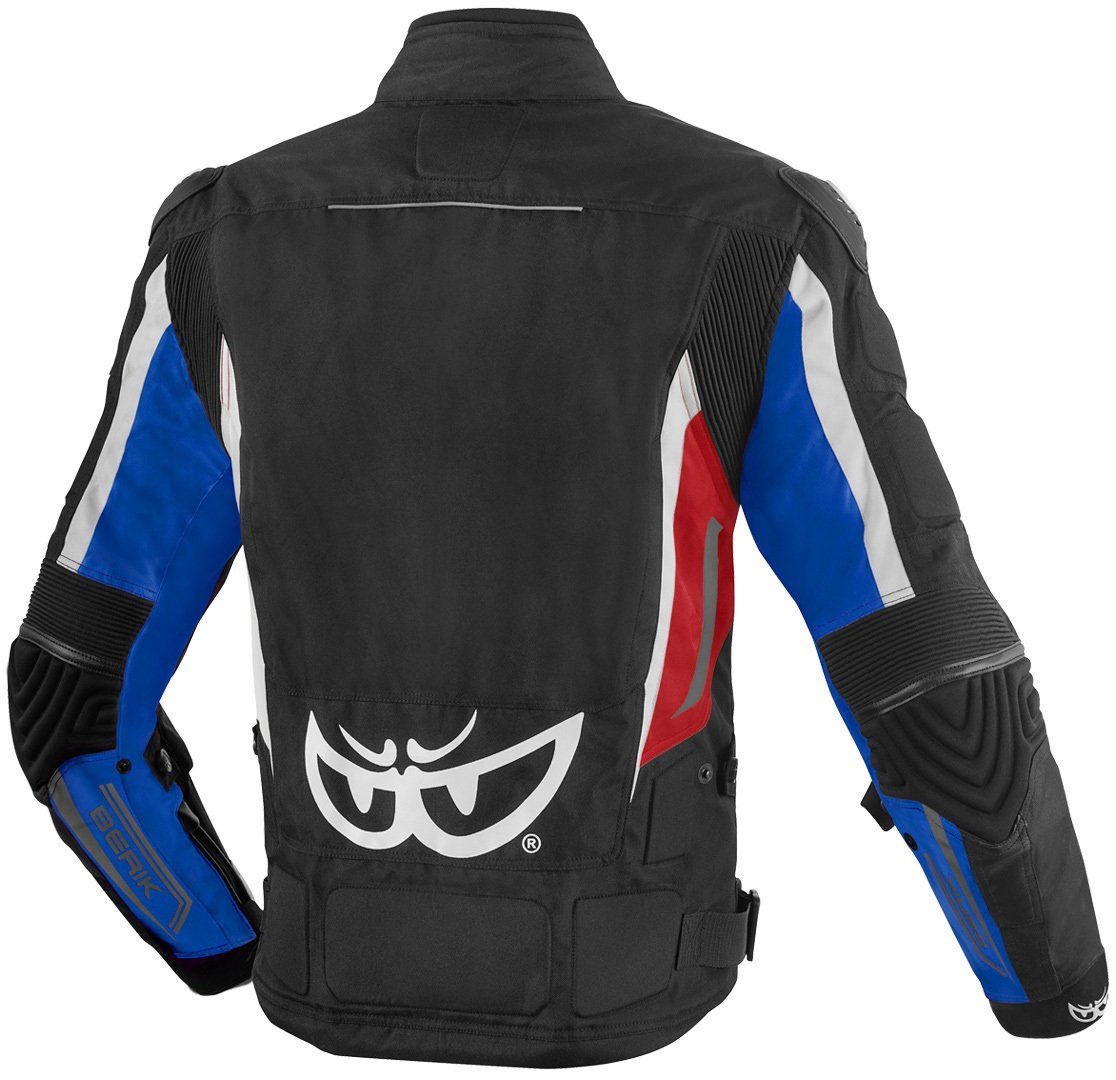 Textiljacke Motorradjacke Motorrad Berik Black/White/Red/Blue Endurance wasserdichte