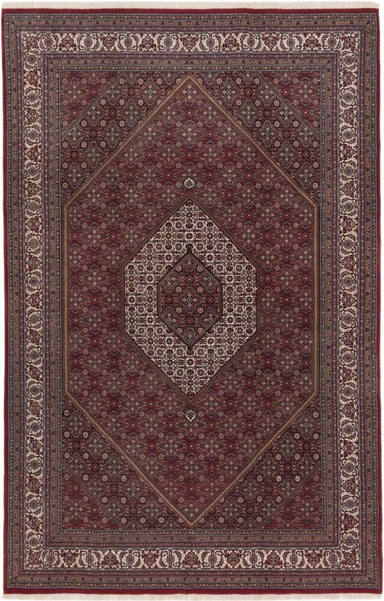 Orientteppich Indo Bidjar 198x306 Handgeknüpfter Orientteppich, Nain Trading, rechteckig, Höhe: 15 mm