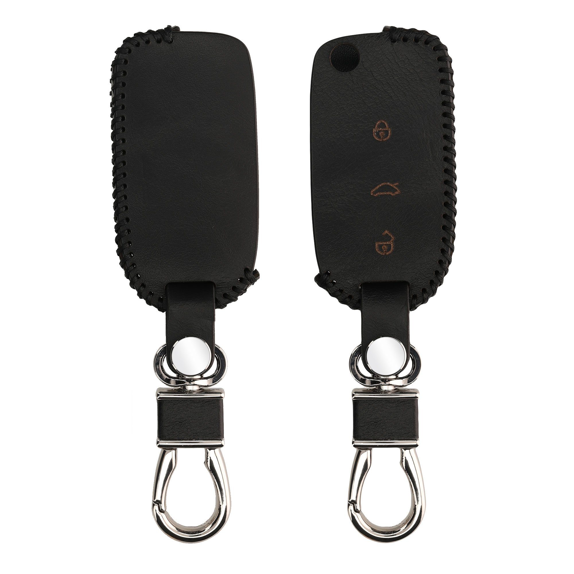 Leder Schlüssel Cover passend für Volkswagen, Skoda, Seat Schlüssel L,  11,95 €
