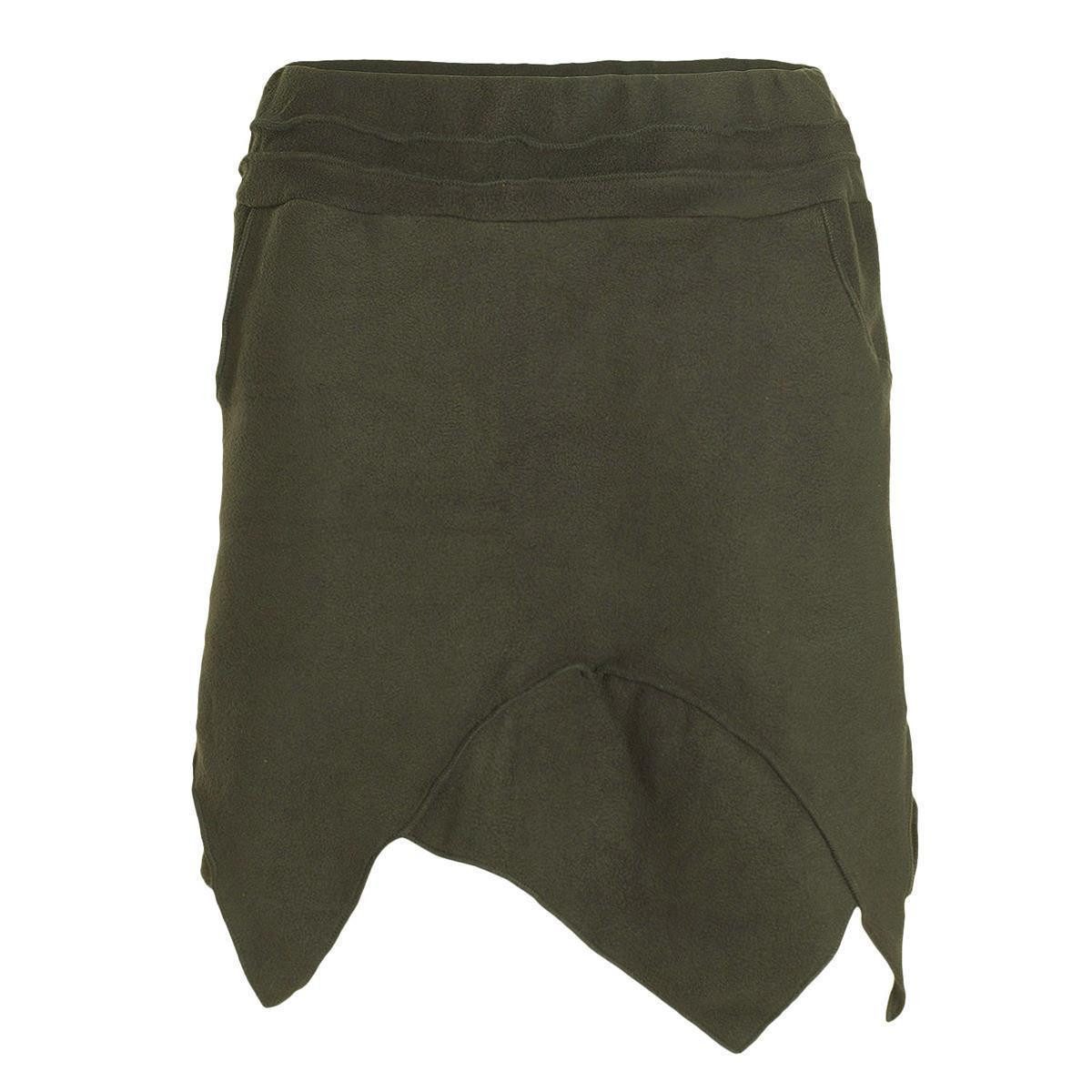 Vishes Zipfelrock Thermorock warmer Damen Winterrock kurz Zipfelrock aus EC günstig online kaufen