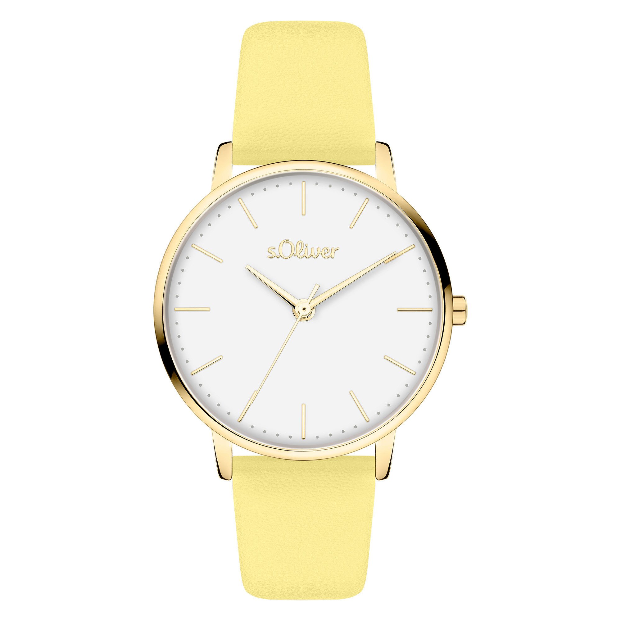 s.Oliver Modern Basics SO-4472-LQ, Armbanduhr, Damenuhr, analog
