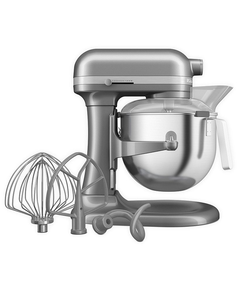 KitchenAid Küchenmaschine 5KSM70JPXECU, 375 W, 6,6 l Schüssel, 375 Watt, Überhitzungsschutz, Soft Start, Zubehör