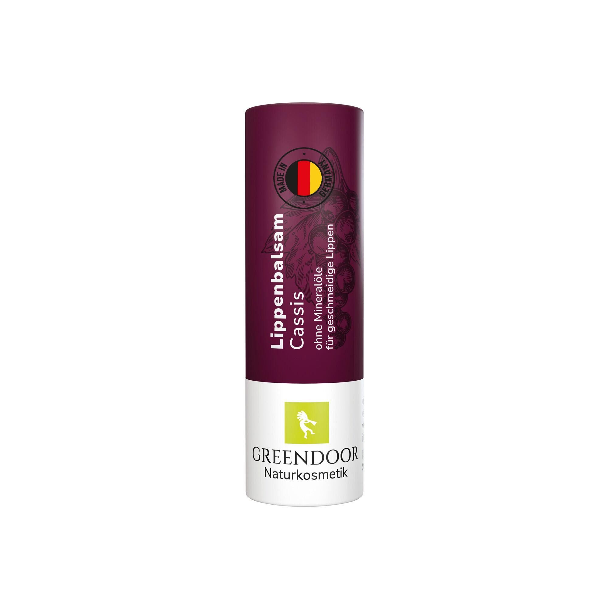 GREENDOOR Lippenbalsam Lippenbalsam Cassis