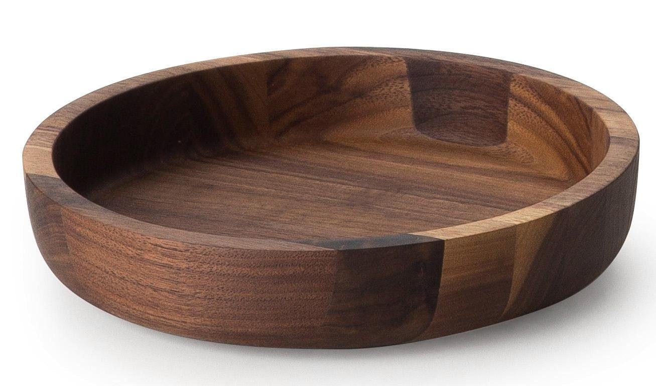 Continenta Schale Walnuss, Holzwerkstoff, (1-tlg), Walnussholz