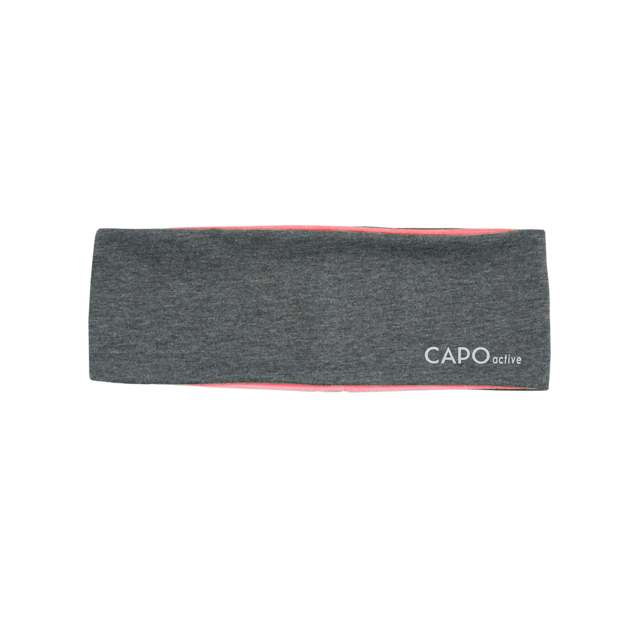 CAPO Stirnband Jerseystirnband, reversible Reflexbügler (1-St) Baumwolljersey