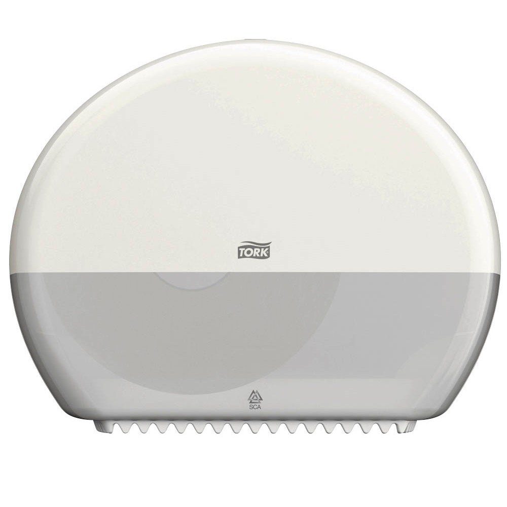TORK Toilettenpapierhalter 1 Spender für Jumbo Toilettenpapier T1 - weiß (1-St)