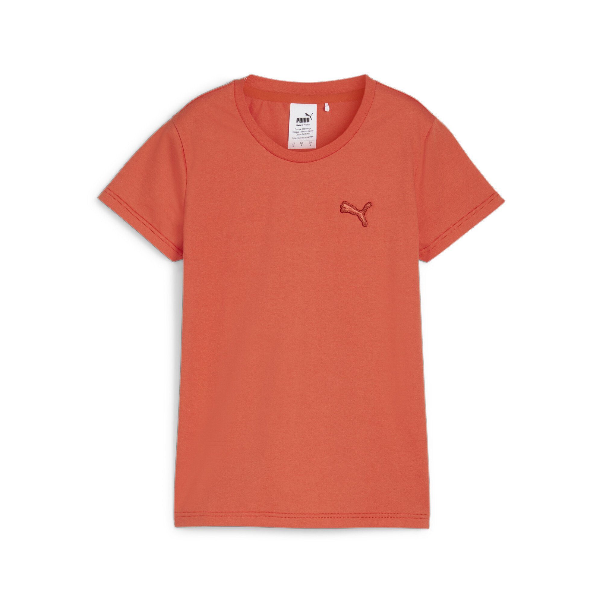 PUMA T-Shirt Made In France T-Shirt Damen Fall Foliage Orange