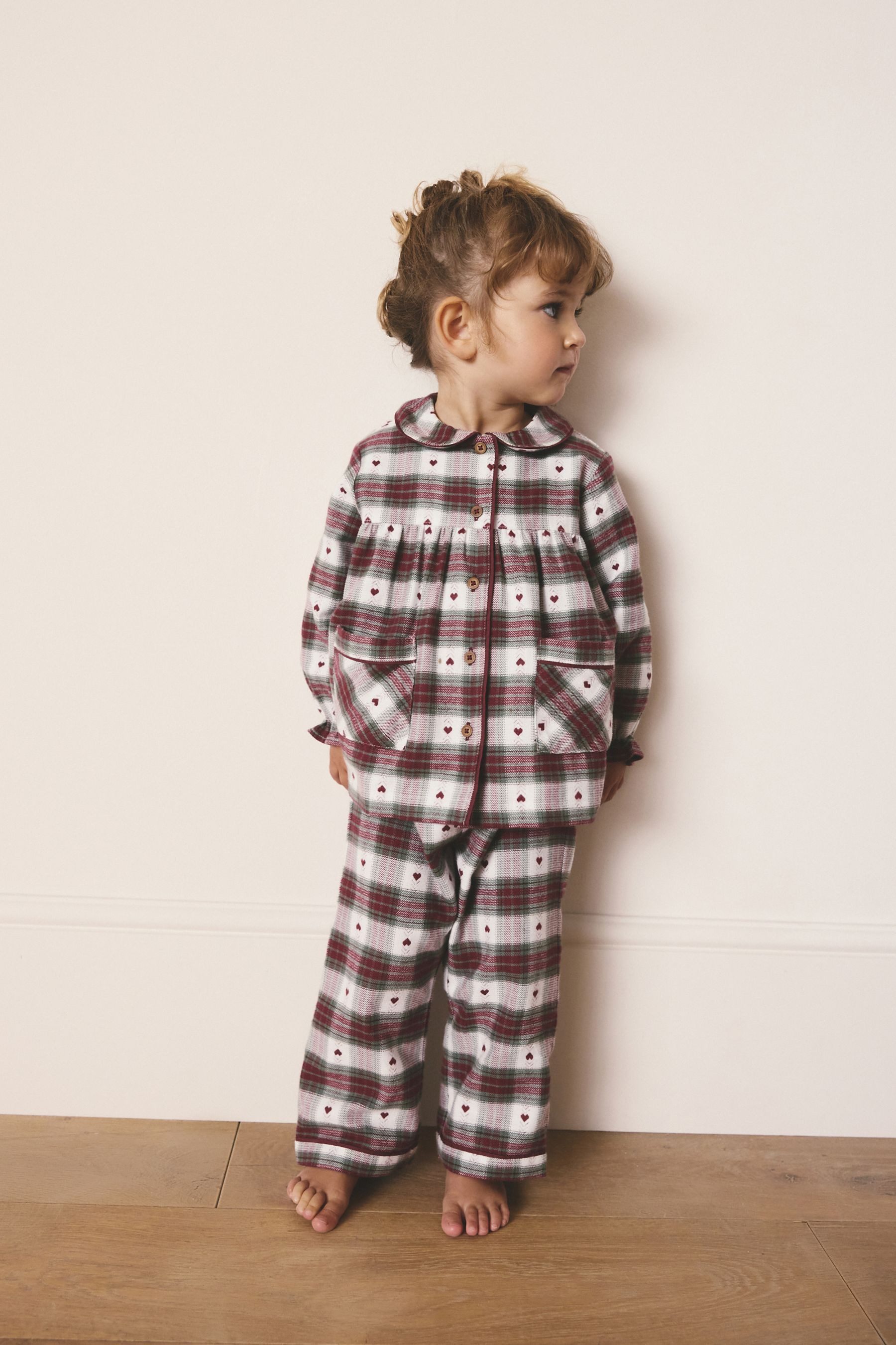 Next Pyjama Pyjama aus Webstoff mit durchgehender Knopfleiste (2 tlg)