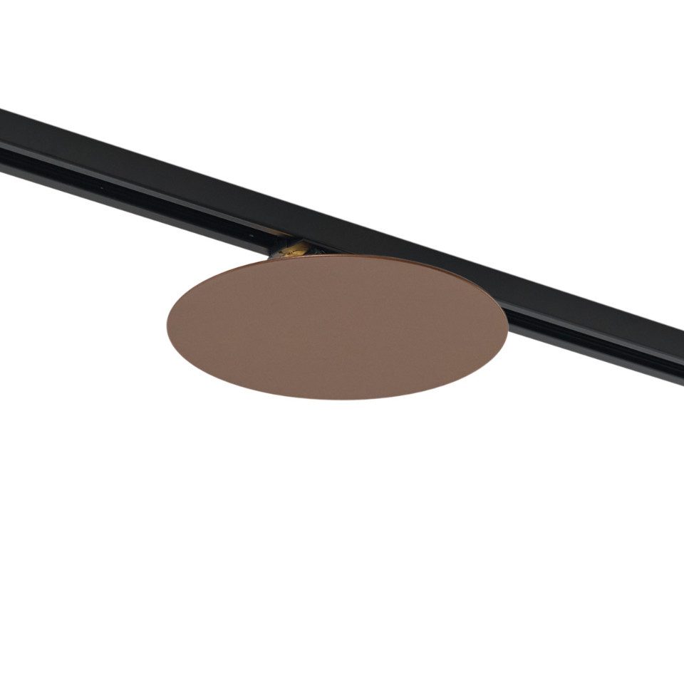 Qazqa Schienensystem-Leuchten Iconic pulley, ohne Leuchtmittel, Warmweiß, QAZQA Schienen­leuchte, g9, Bronze, Stahl, Modern