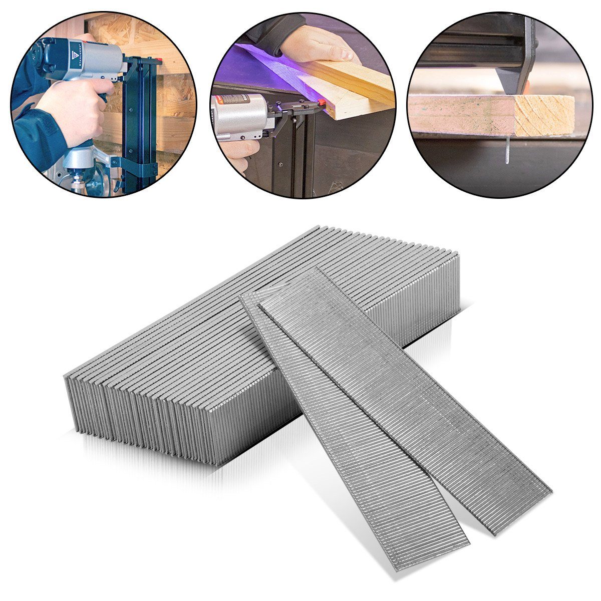 STAHLWERK Druckluftwerkzeug Druckluft Nägel 32 mm Gauge 18 (1,25 x 1,05 mm), (Paket, 5000-tlg., Set), für die professionelle Anwendung in Industrie, Handwerk, Werkstatt