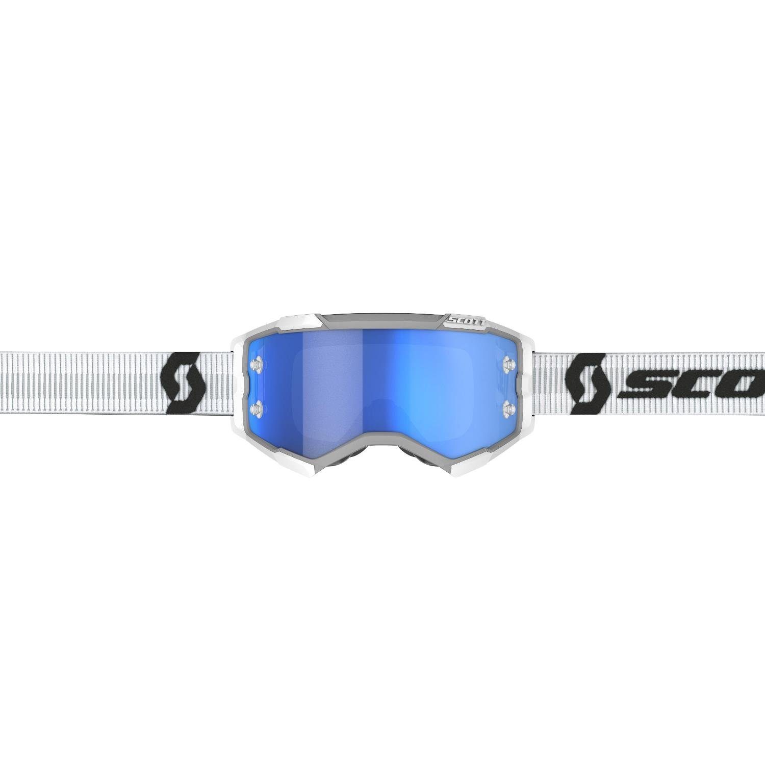Motocross Scott Fury Scott Brille Unisex MX weiß Sportbrille