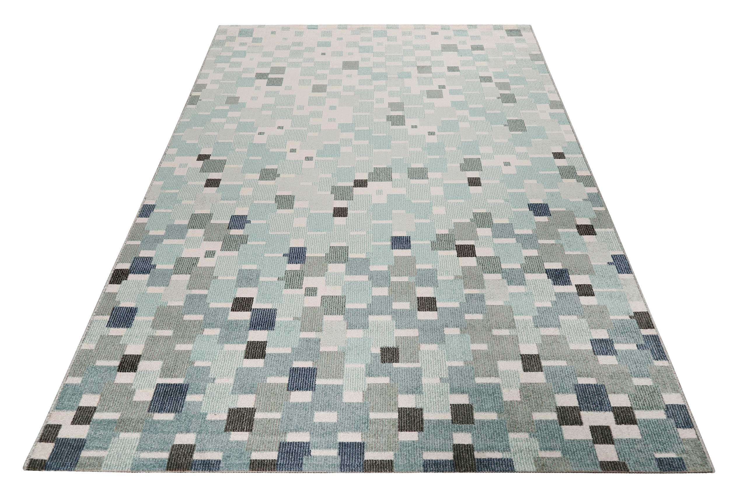 Teppich Pacific, In-und Outdoor geeignet, für rechteckig, Esprit, pflegeleicht, 4 im Terrasse, Küche, mm, Höhe: Wohnzimmer Mosaik-Muster, ideal